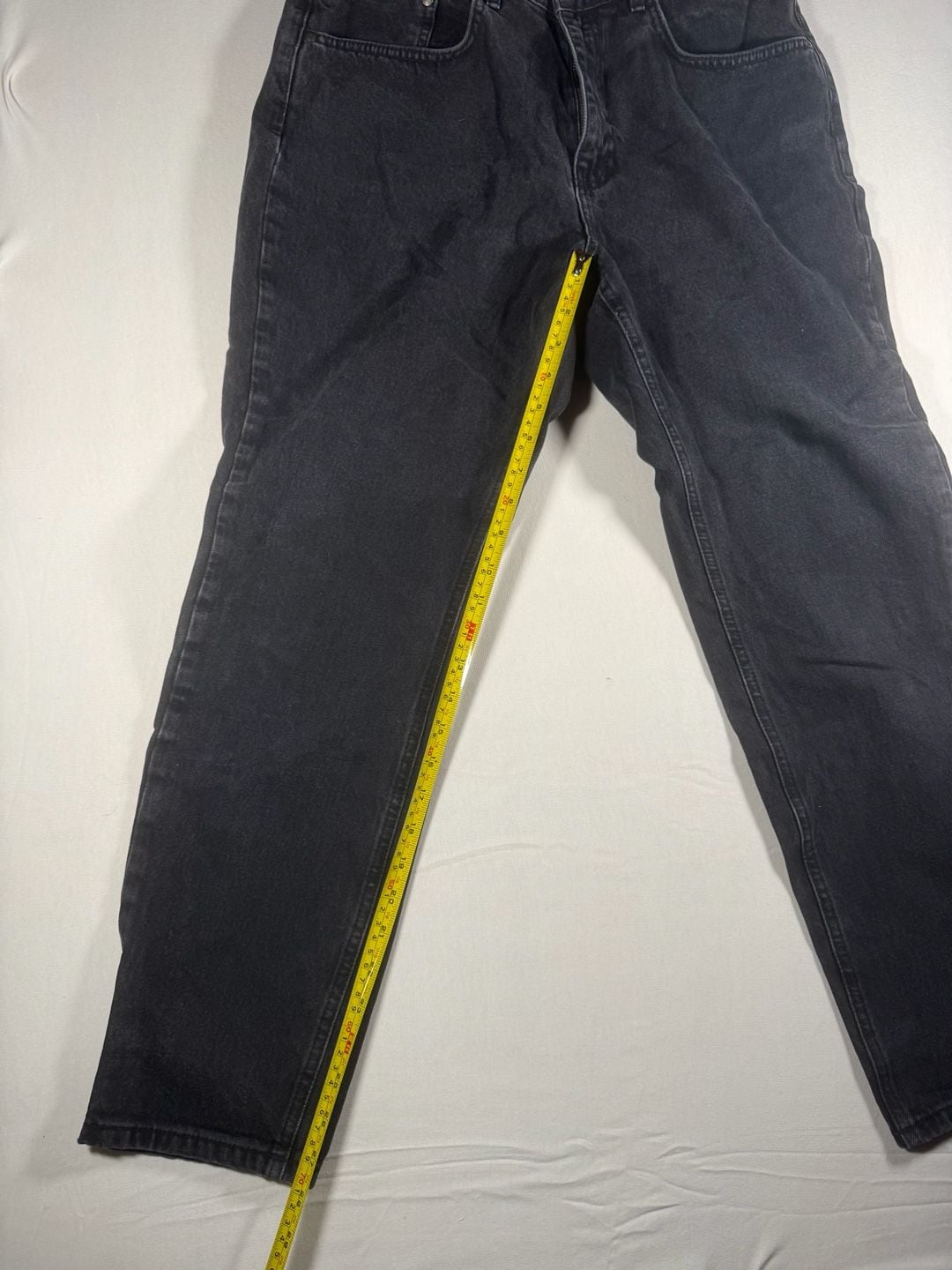 Ragged Jeans Size 32 Black Denim Straight Leg Pants 5
