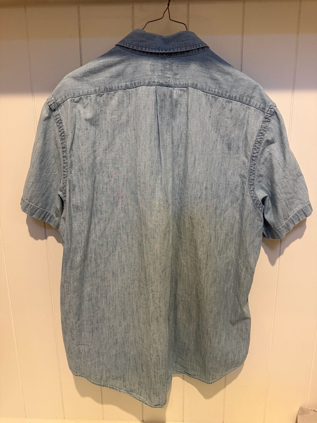 Ralph Lauren Classic Fit Chambray Shirt Size XL Blue 5