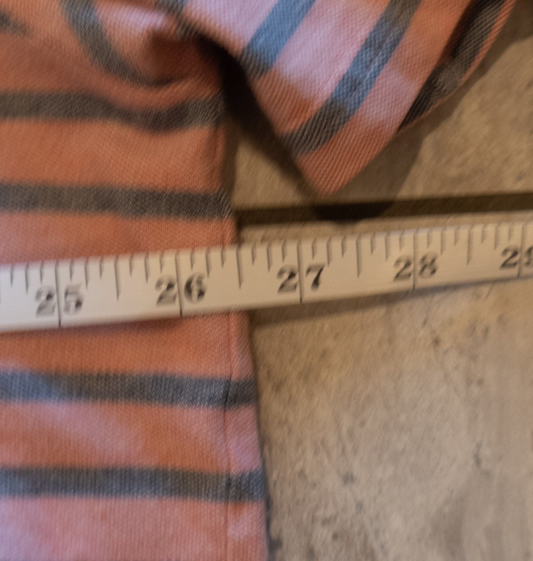 L.L. Bean Striped Polo Shirt XXL Reg Pink Gray Short Sleeve 6