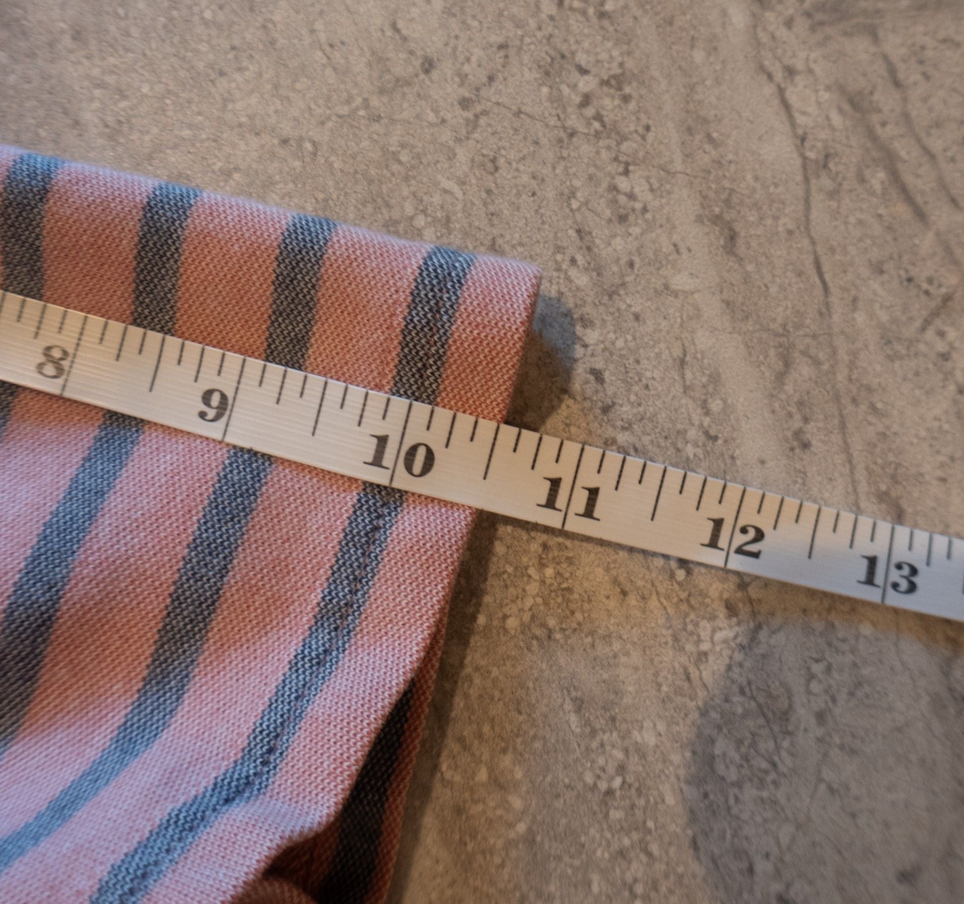 L.L. Bean Striped Polo Shirt XXL Reg Pink Gray Short Sleeve 7