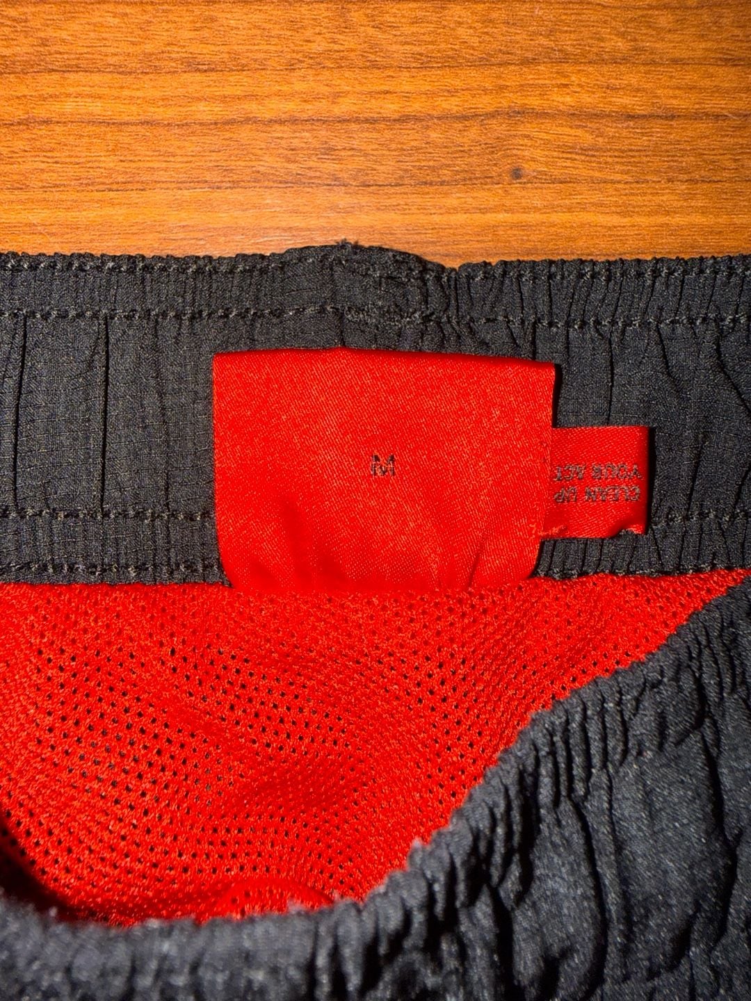 HUGO Swim Trunks Size M Black Script Logo 6