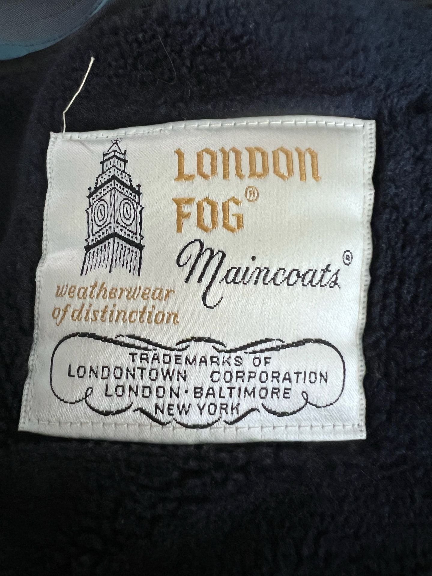Vintage London Fog Trench Coat Size 6 Petite Gray Belted Faux Fur Lined 5
