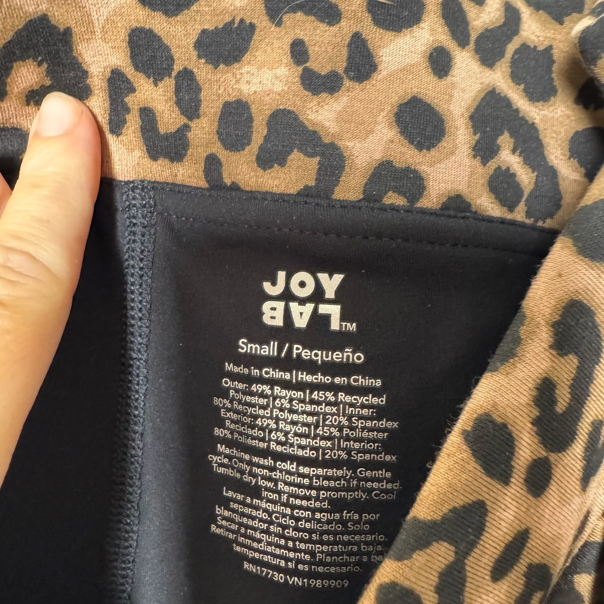 JoyLab Skirt Size Small Leopard Print Athletic Skort 3
