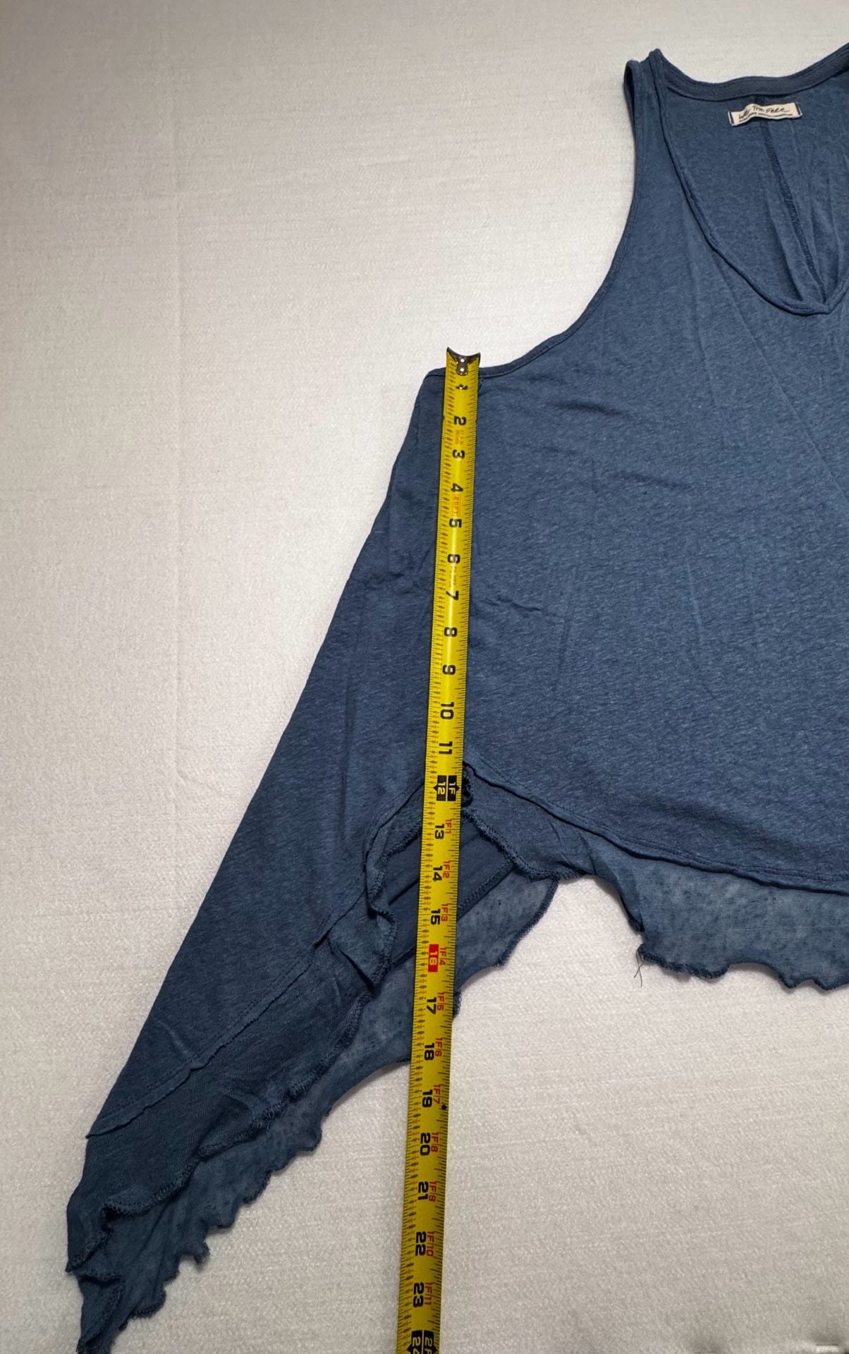 Free People We The Free Sing La La Swing Tank XL Blue 8