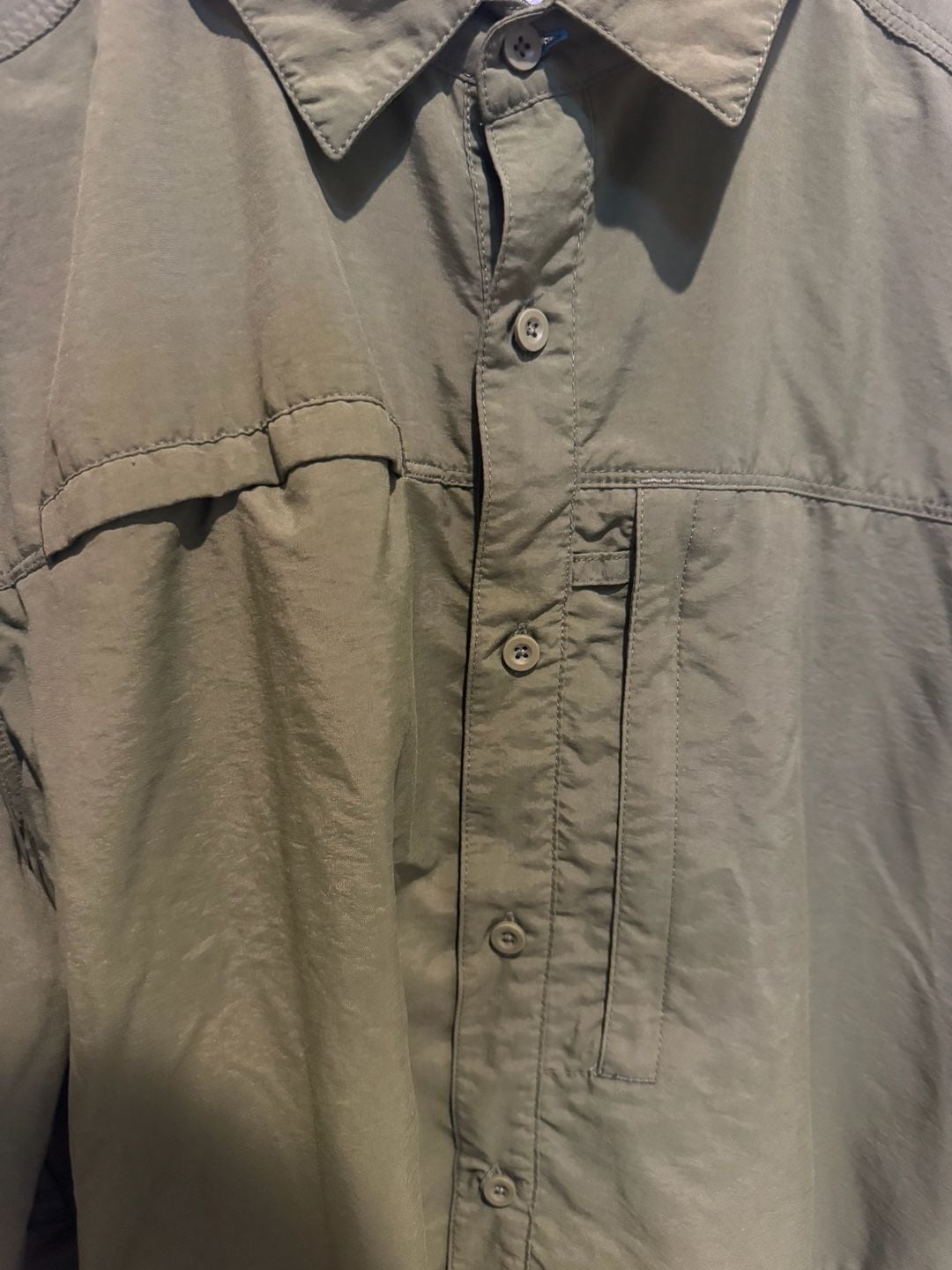 Mountain Hardwear Long Sleeve Hiking Shirt Size M Green 3