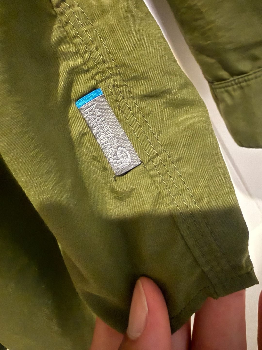 Mountain Hardwear Long Sleeve Hiking Shirt Size M Green 6