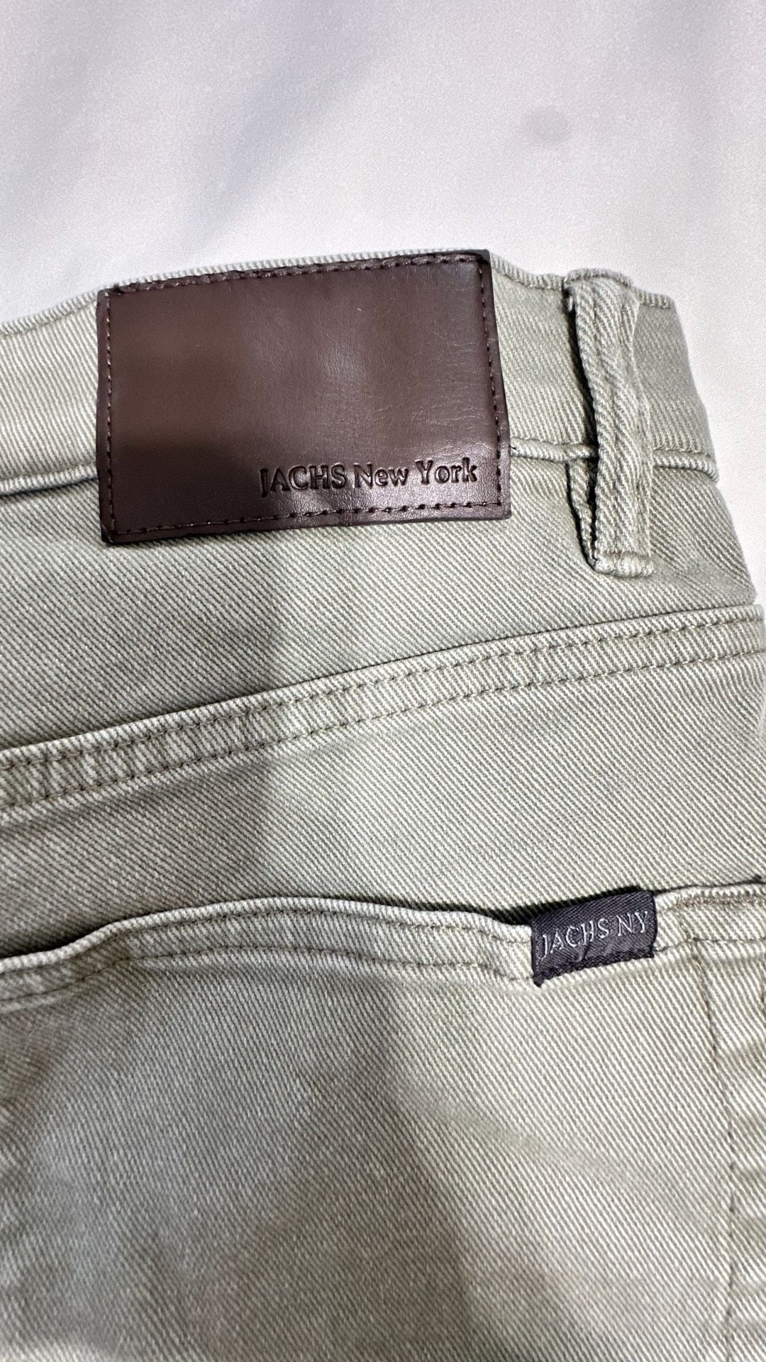 Jachs NY Slim Jeans Size 32x30 Green Denim Pants 7