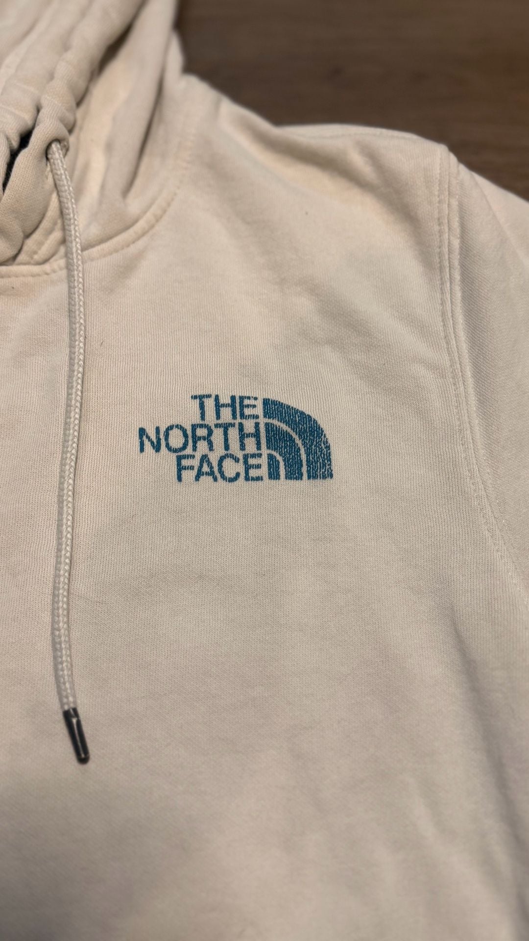 The North Face Graphic Hoodie Size S Off-White Never Stop Exploring 4