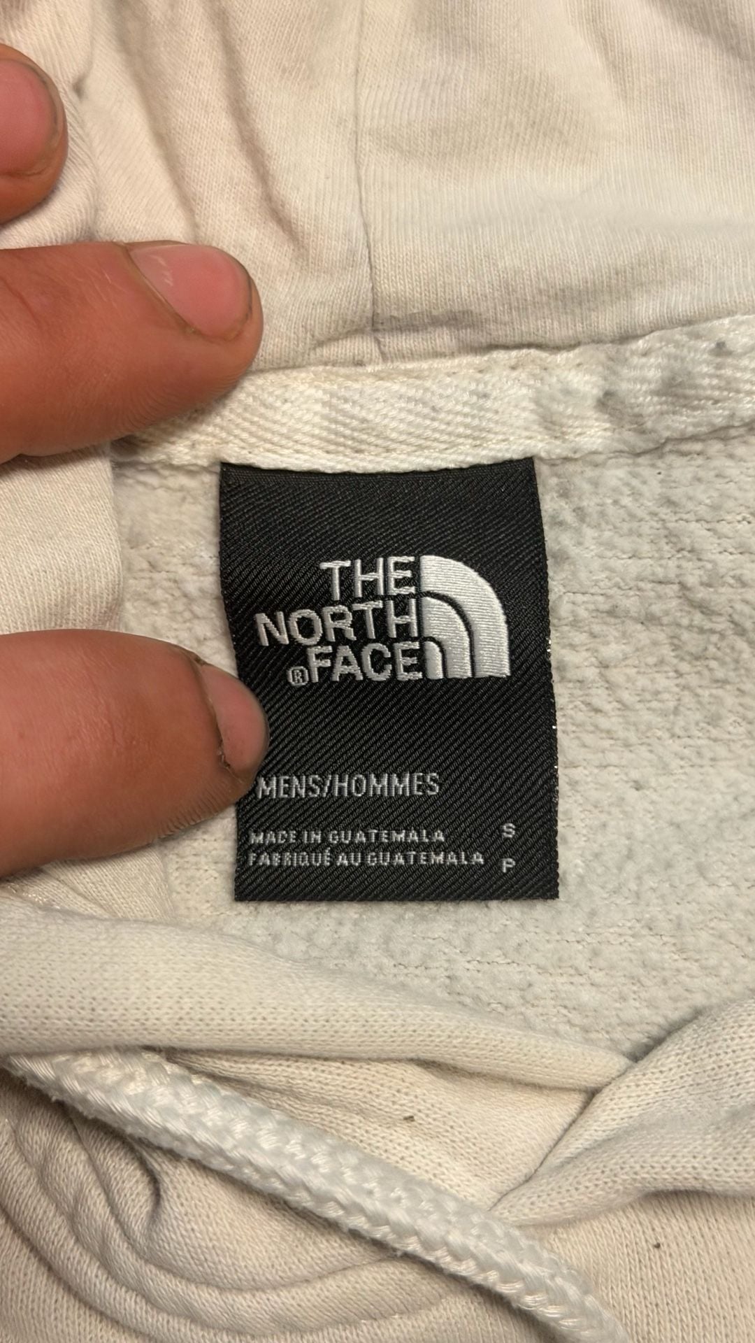 The North Face Graphic Hoodie Size S Off-White Never Stop Exploring 6