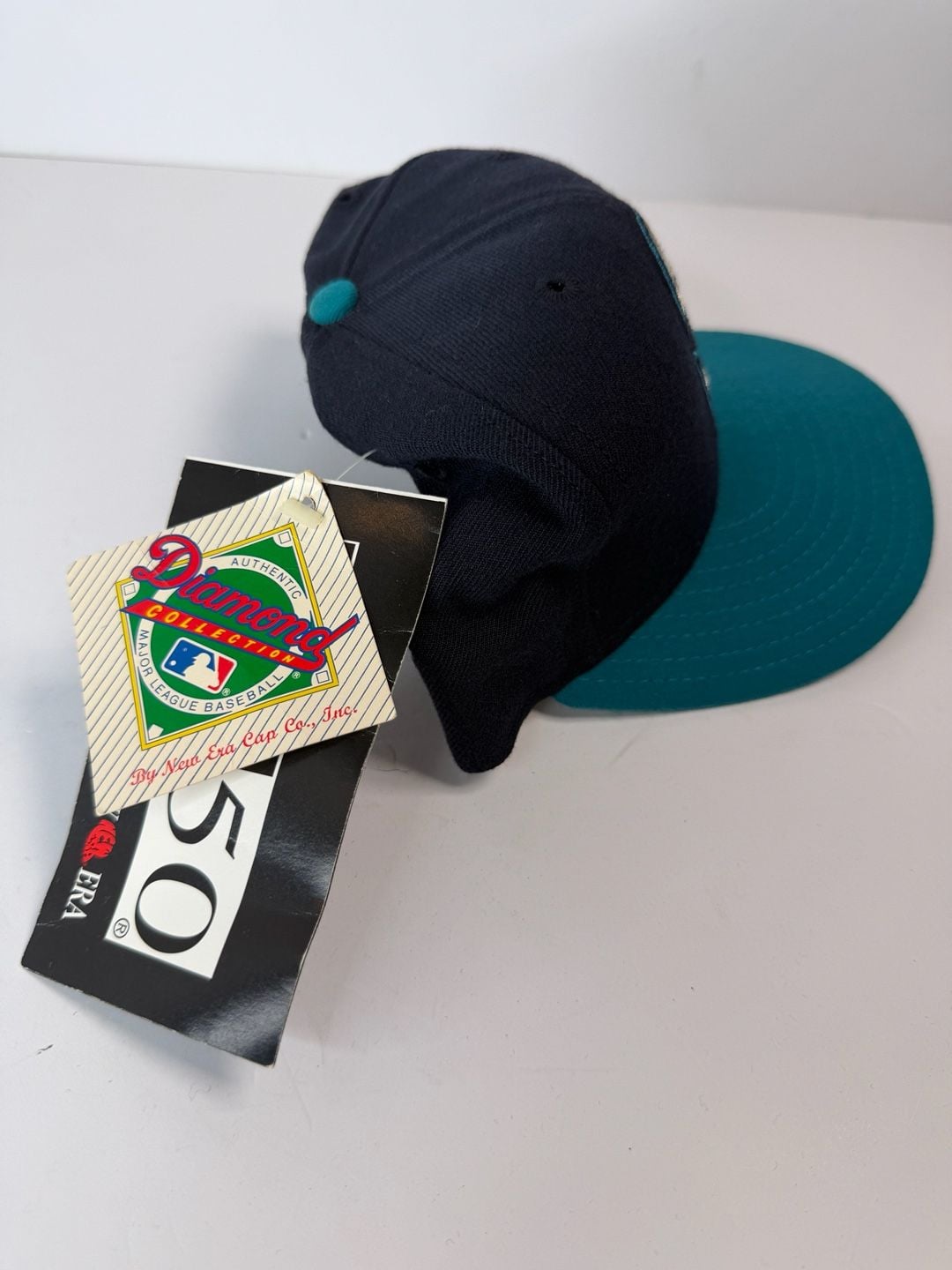 New Era Seattle Mariners 5950 Size 7 1/4 Vintage MLB Hat Fitted Cap With tags 3