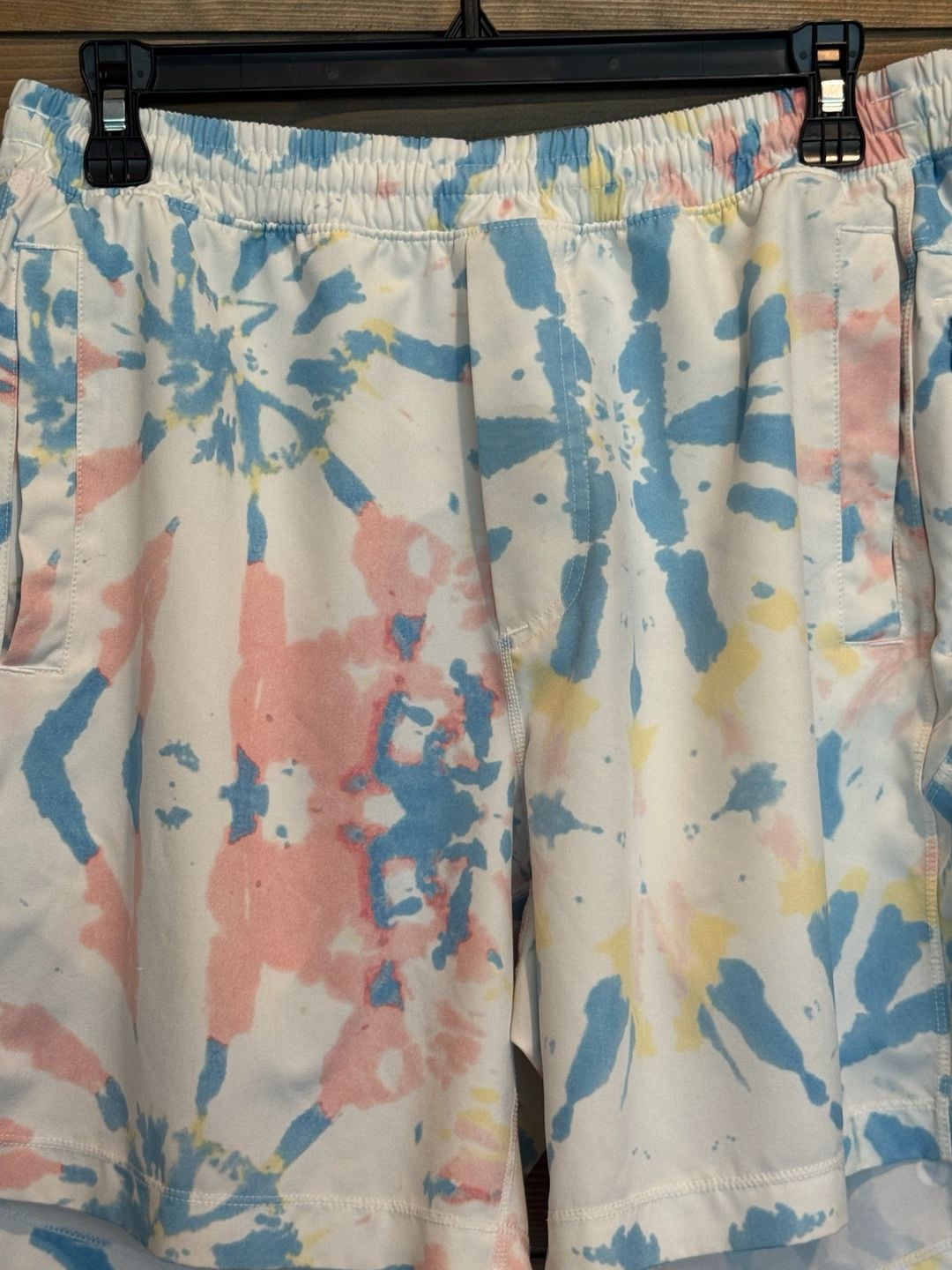 Birddogs Tie Dye Shorts Multicolor Swim Trunks with Liner Large 3