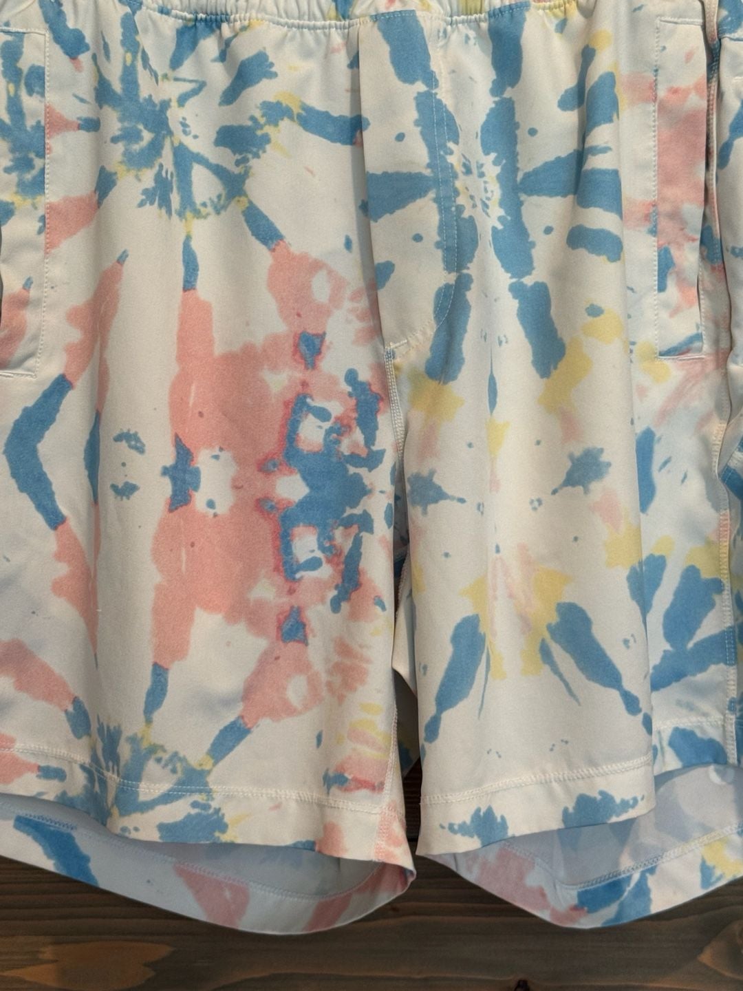 Birddogs Tie Dye Shorts Multicolor Swim Trunks with Liner Large 4