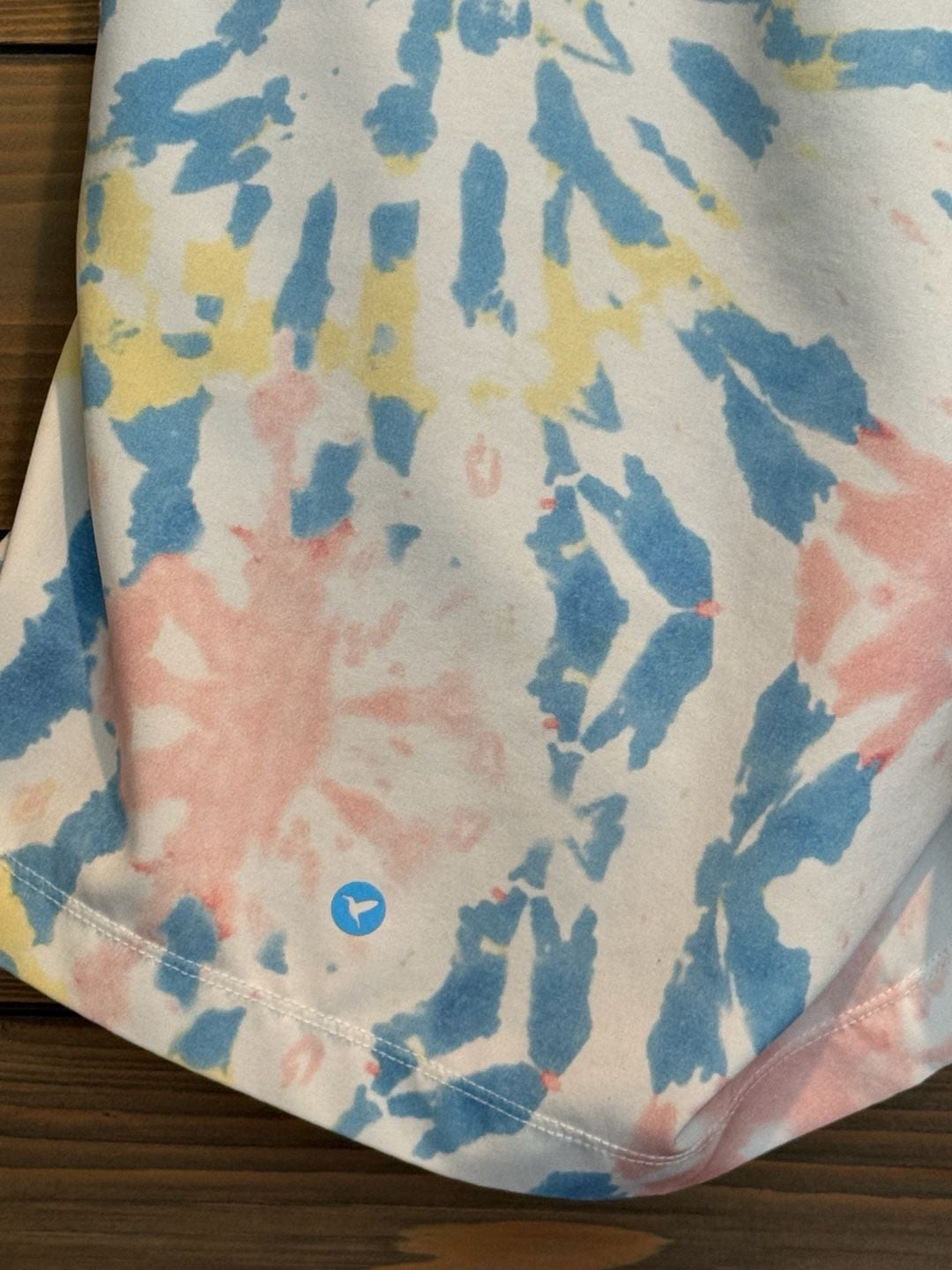 Birddogs Tie Dye Shorts Multicolor Swim Trunks with Liner Large 6