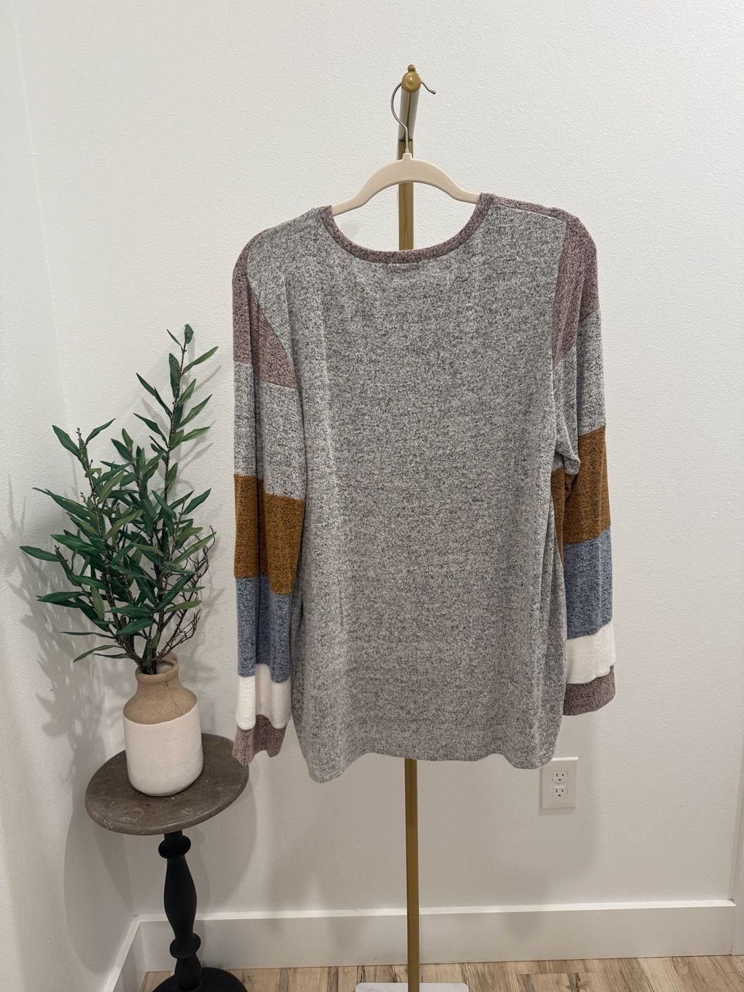 Adora Striped Pullover Sweater Size 3X Multicolor 4