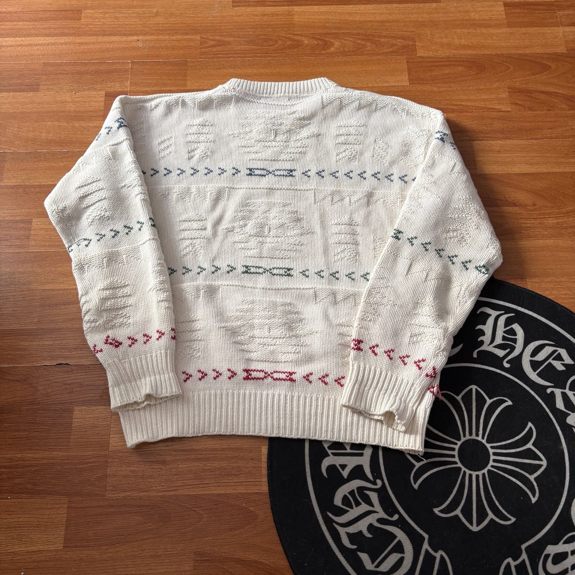Woolrich Vintage Knit Sweater Size M Made In USA 5