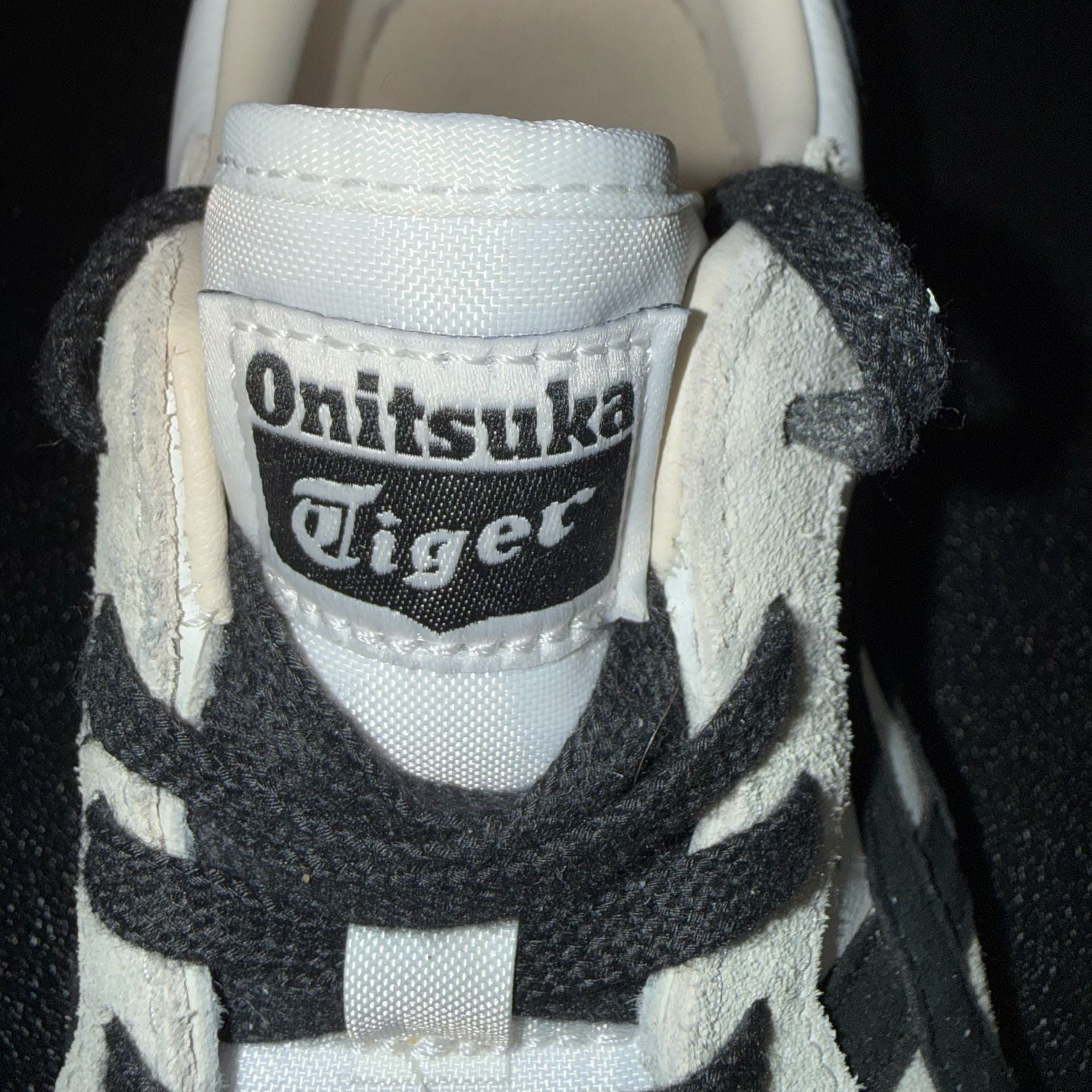 Onitsuka Tiger GSM Cream Black Sneakers 8.5 3