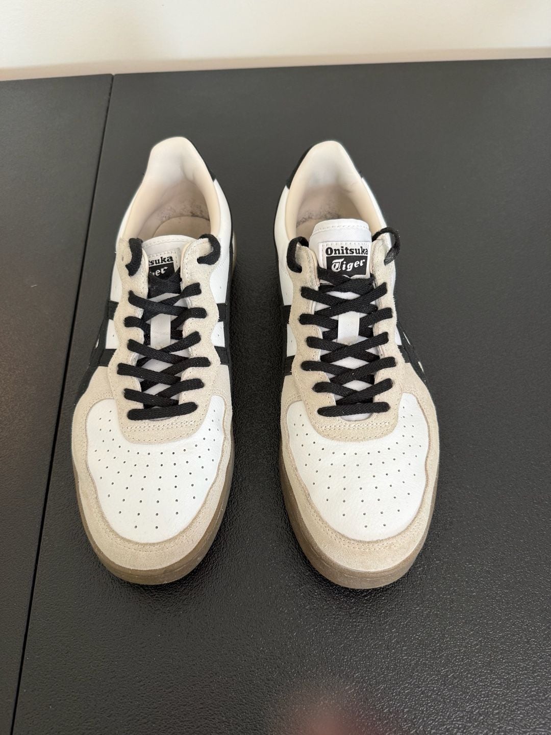 Onitsuka Tiger GSM Cream Black Sneakers 8.5 4