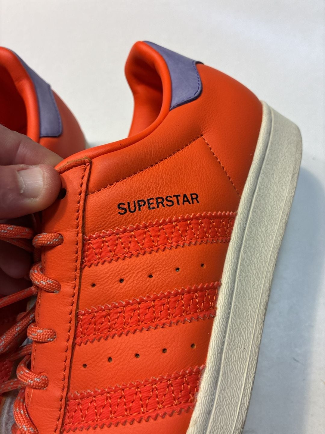 Adidas Superstar 82 Great Outdoors Orange Purple Sneakers Shoes 3