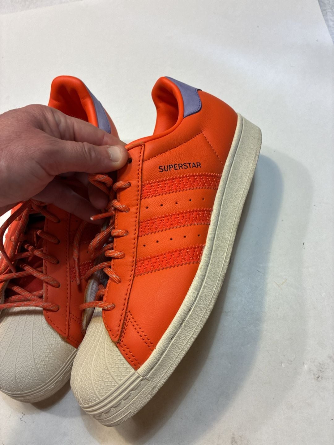 Adidas Superstar 82 Great Outdoors Orange Purple Sneakers Shoes 4