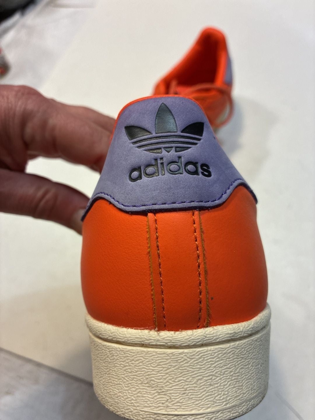 Adidas Superstar 82 Great Outdoors Orange Purple Sneakers Shoes 5