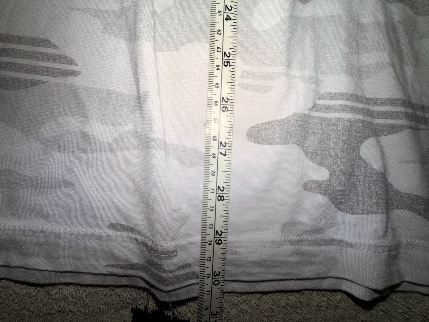 TravisMathew Skywind Polo Size XXL White Gray Camo Golf Shirt 7