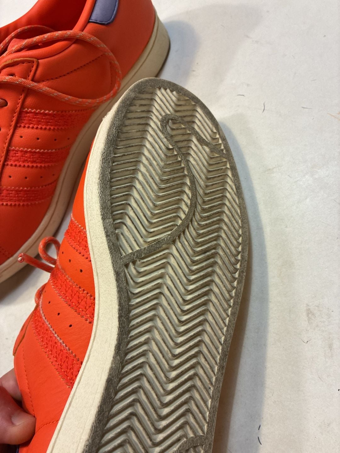 Adidas Superstar 82 Great Outdoors Orange Purple Sneakers Shoes 11