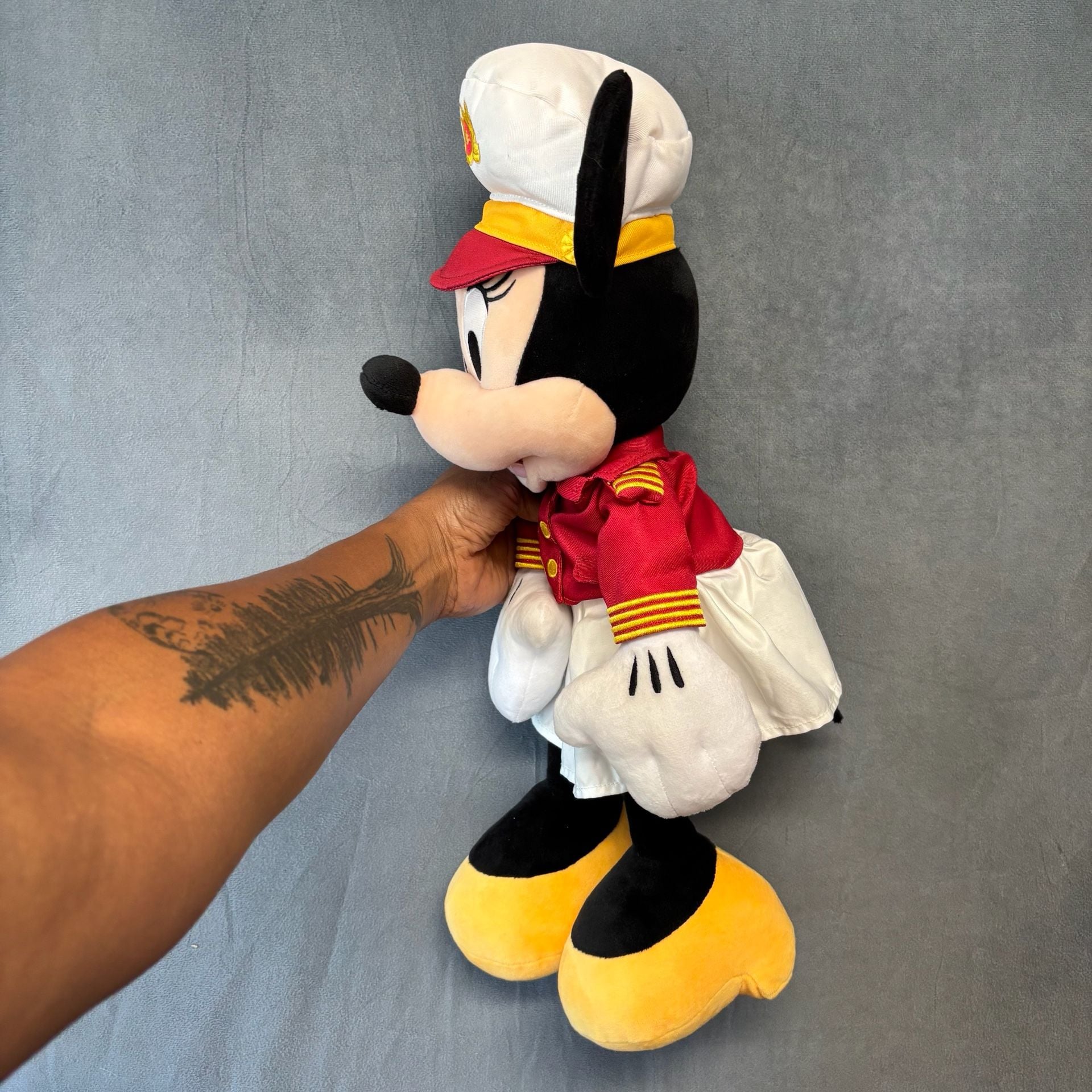 Disney Cruise Line Minnie Mouse Captain Plush Doll Stuffed Animal 2