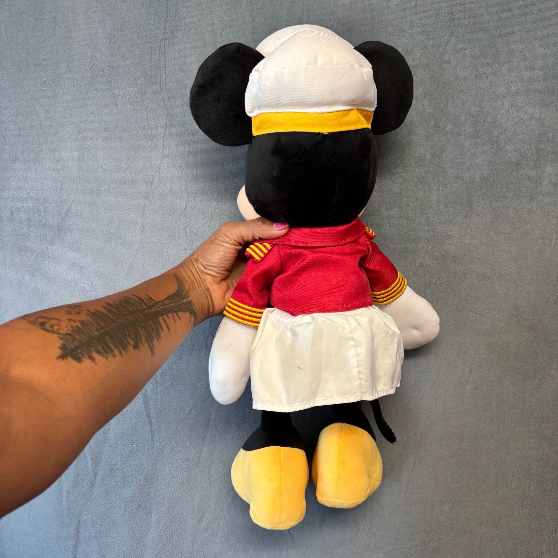 Disney Cruise Line Minnie Mouse Captain Plush Doll Stuffed Animal 3