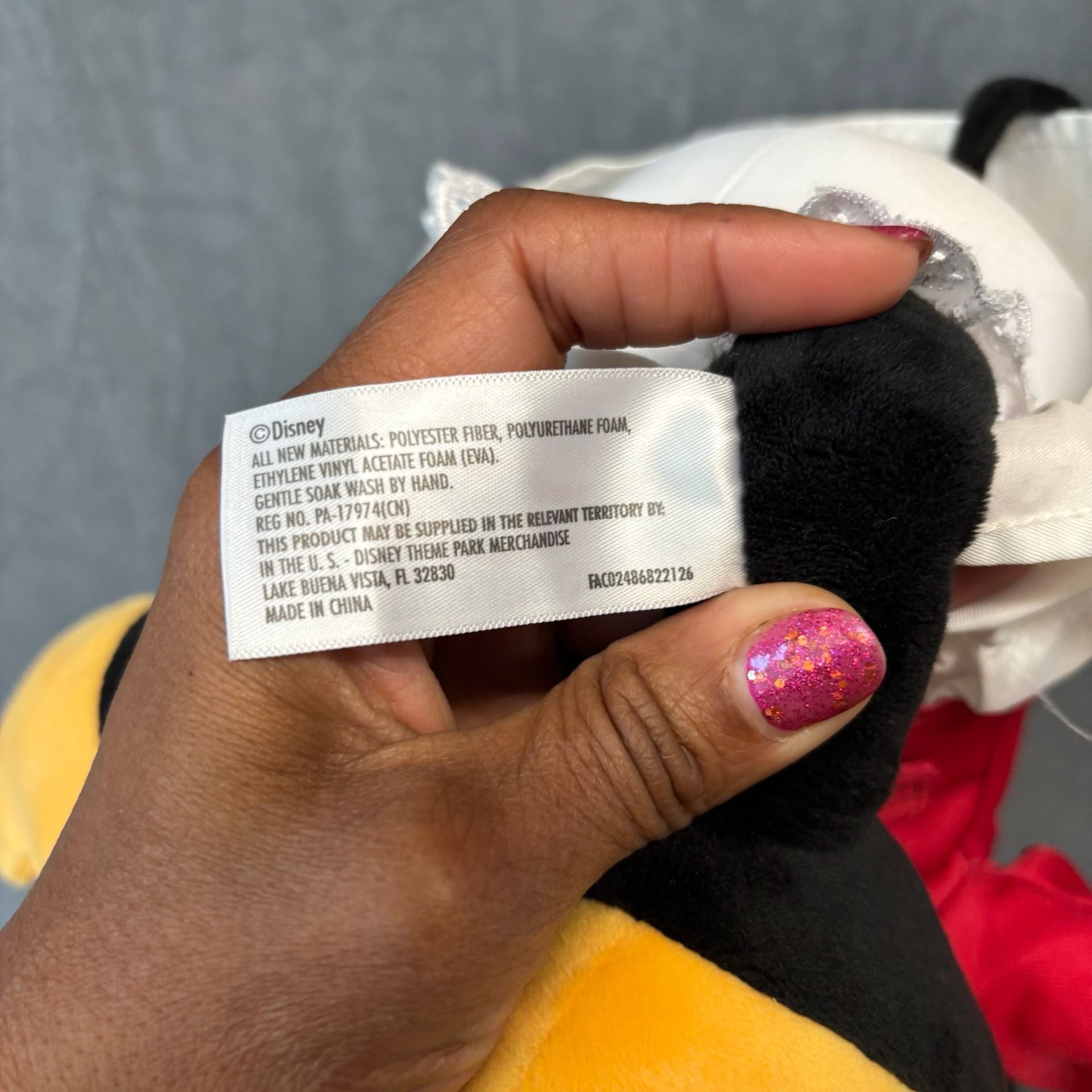 Disney Cruise Line Minnie Mouse Captain Plush Doll Stuffed Animal 6