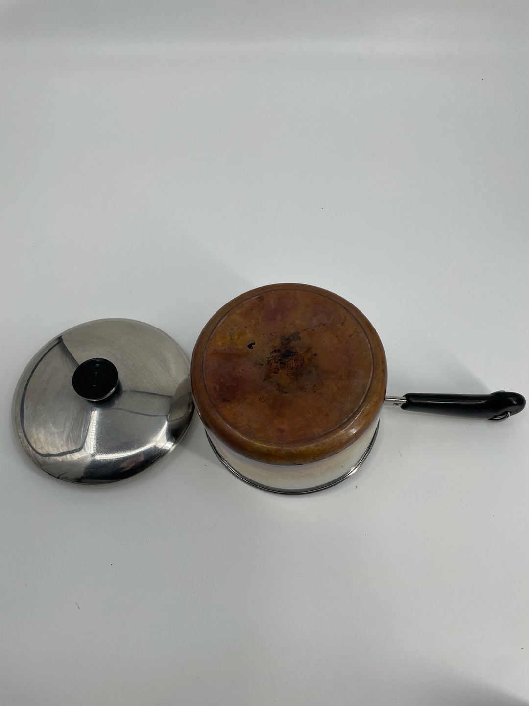 Revere Ware 3 Qt Stainless Steel Copper Bottom Saucepan 3