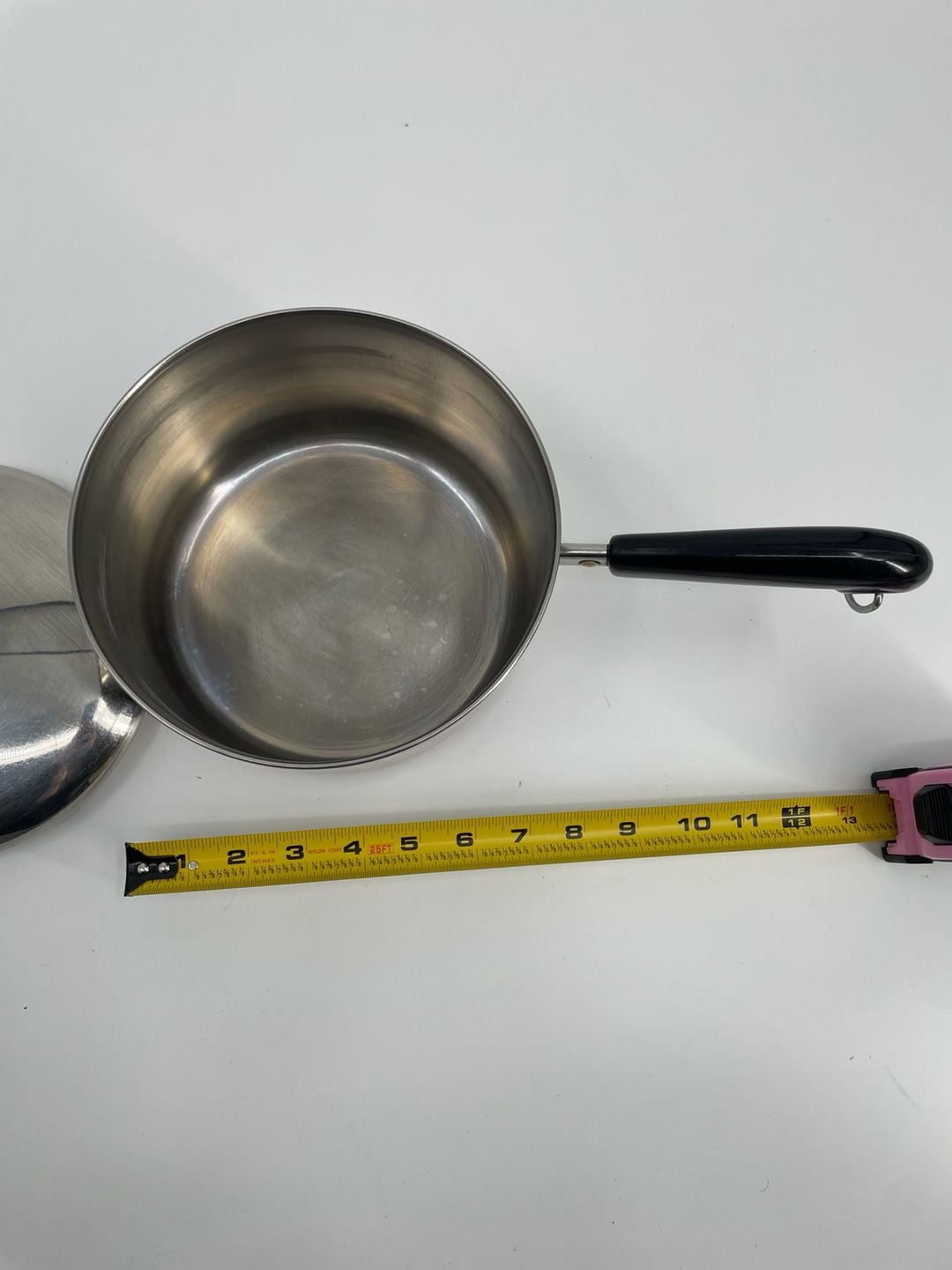 Revere Ware 3 Qt Stainless Steel Copper Bottom Saucepan 4