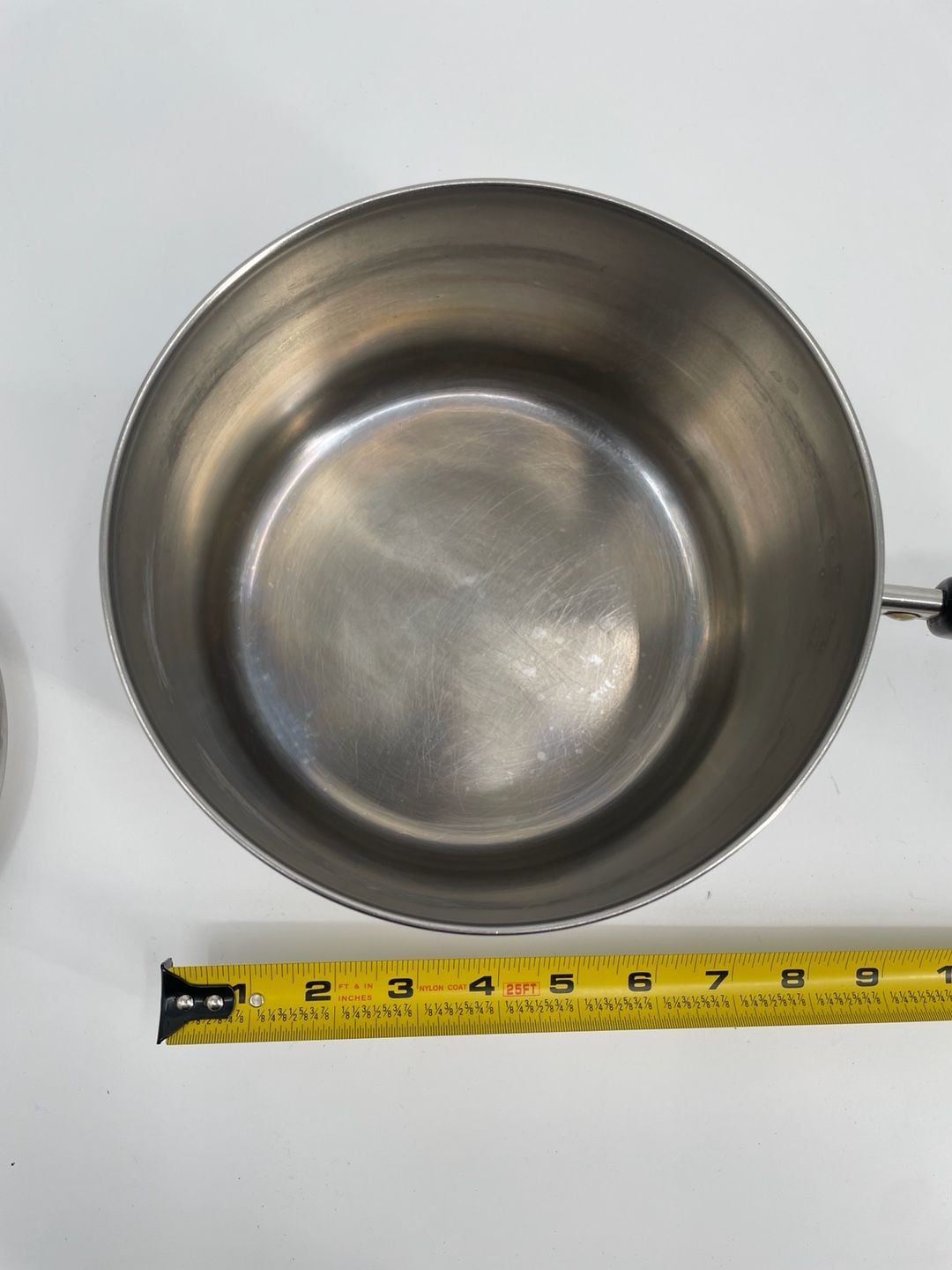 Revere Ware 3 Qt Stainless Steel Copper Bottom Saucepan 6