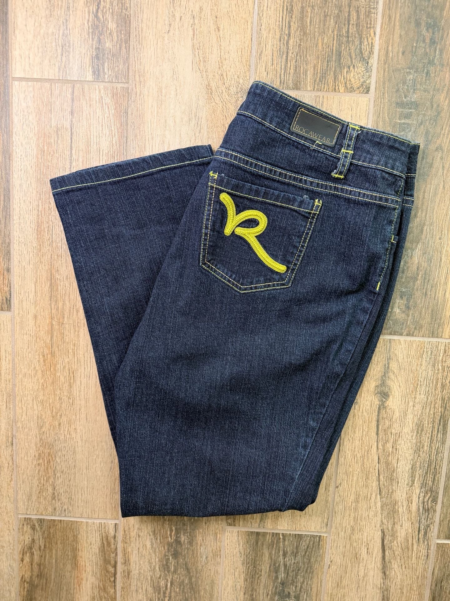 Rocawear Simone Straight Leg Jeans Size 18 Dark Wash Denim 2