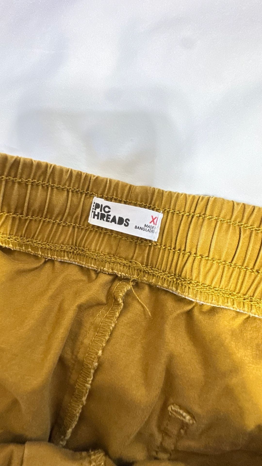 Epic Threads Jogger Pants Size XL Mustard Yellow 4