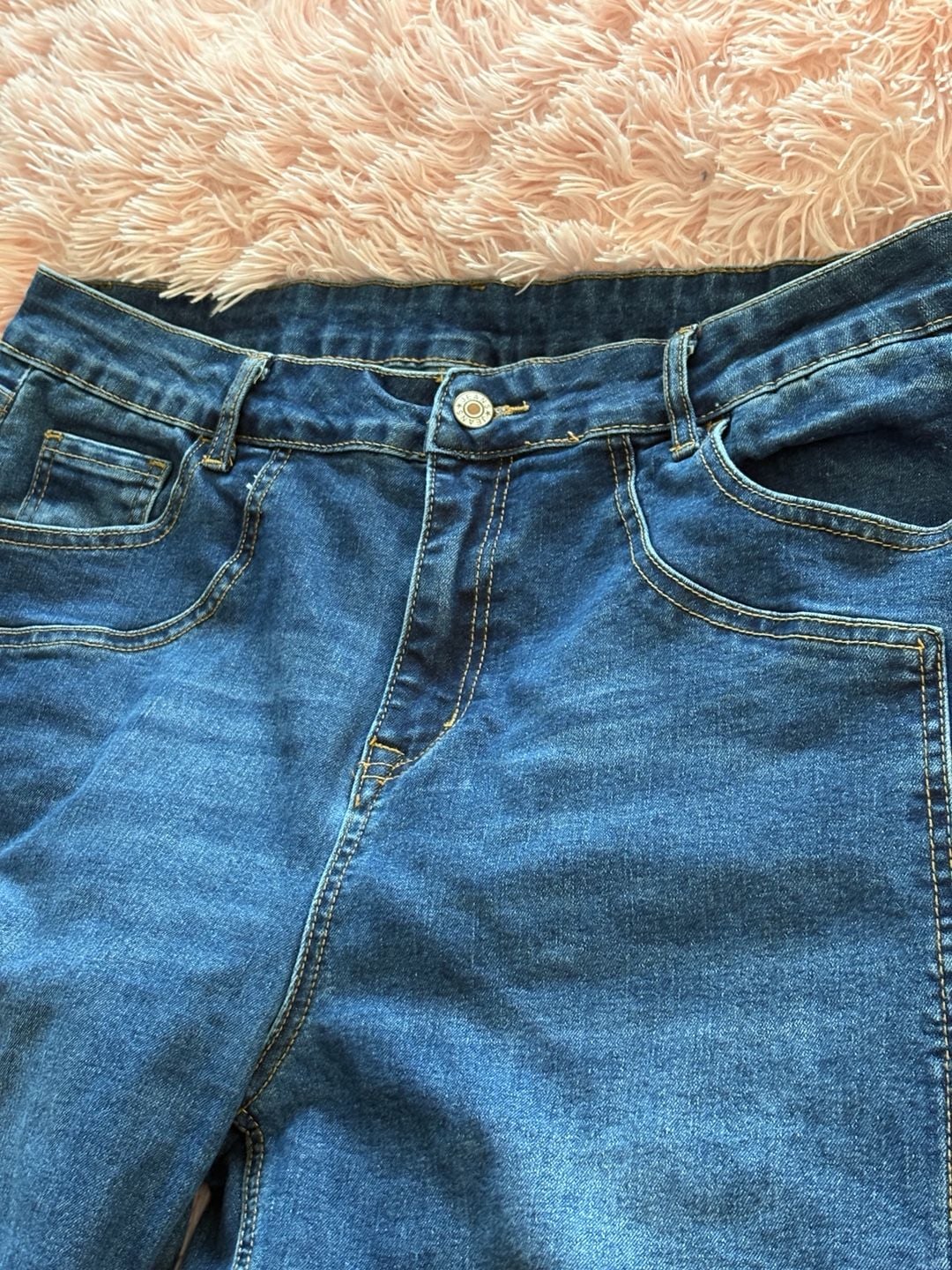 Sidefeel Wide Leg Jeans Size 16 Blue Denim 5