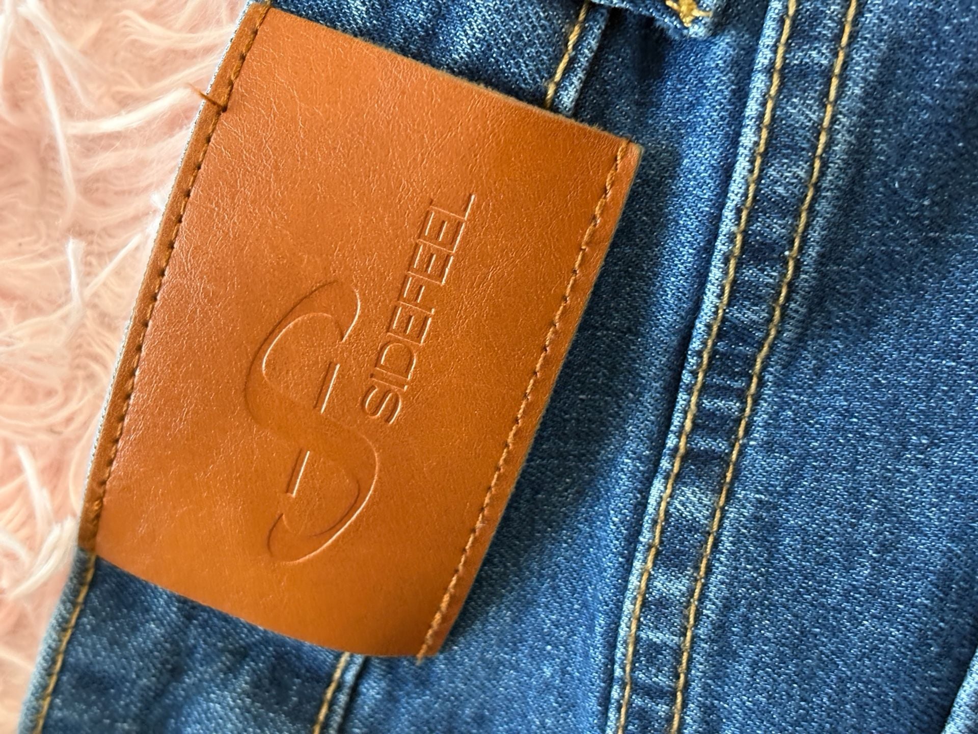 Sidefeel Wide Leg Jeans Size 16 Blue Denim 6