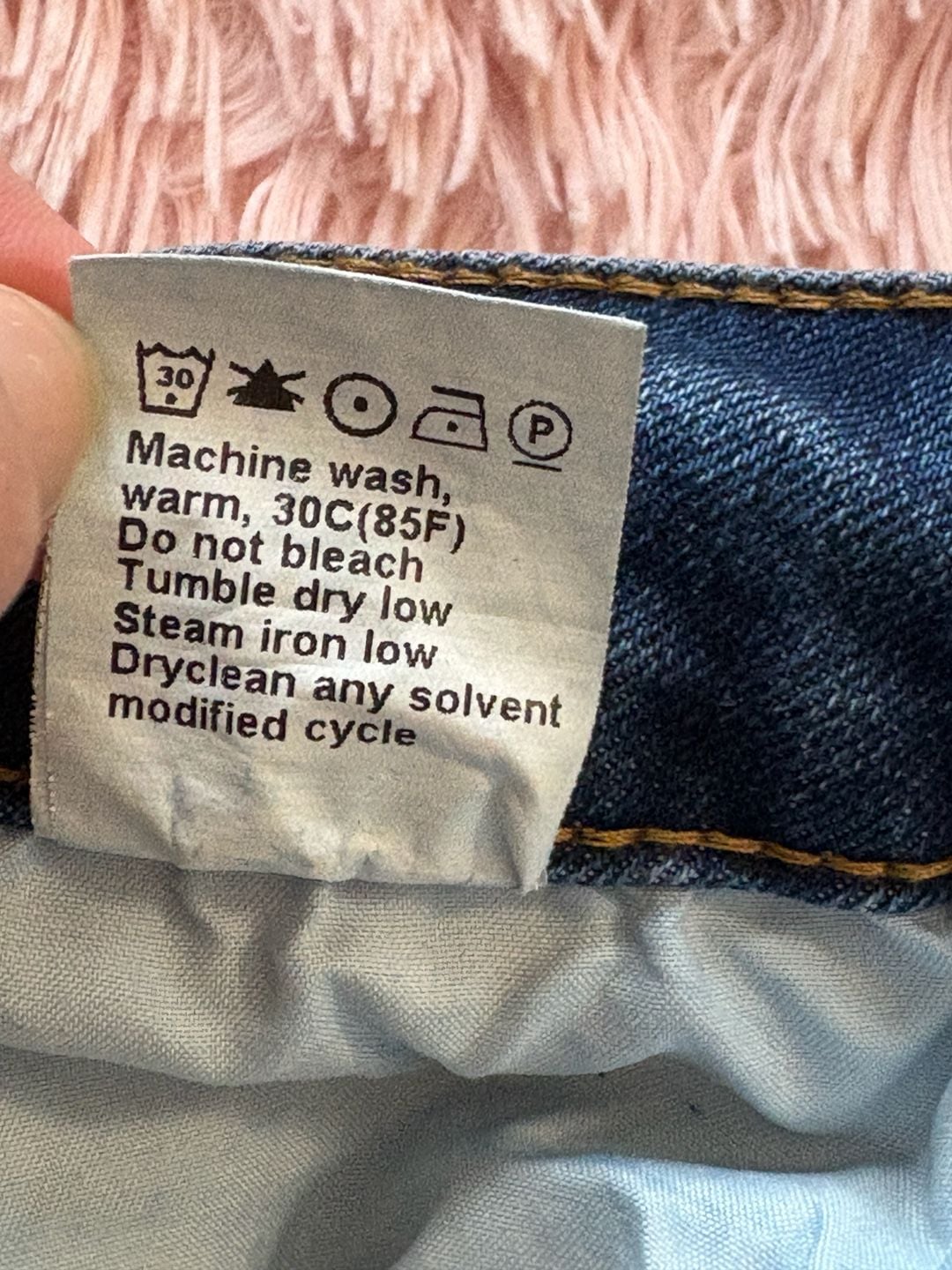 Sidefeel Wide Leg Jeans Size 16 Blue Denim 8