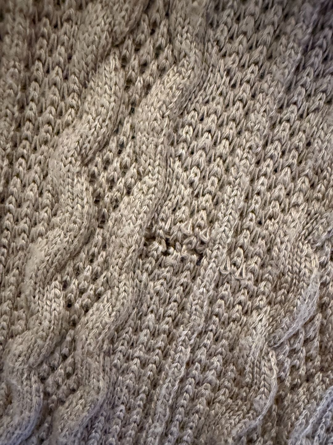 Grace & Emma Sweater Size 2XL Brown Cable Knit Long Sleeve 6