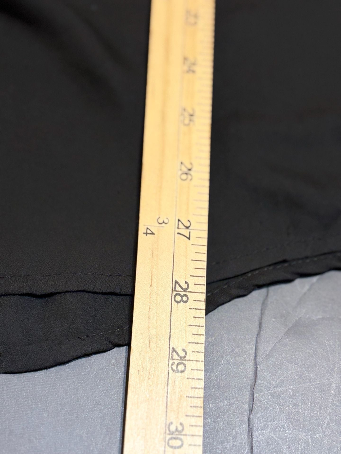Coco & Main Blouse Size XL Black Pleated 3/4 Roll Tab Sleeve Tunic 7