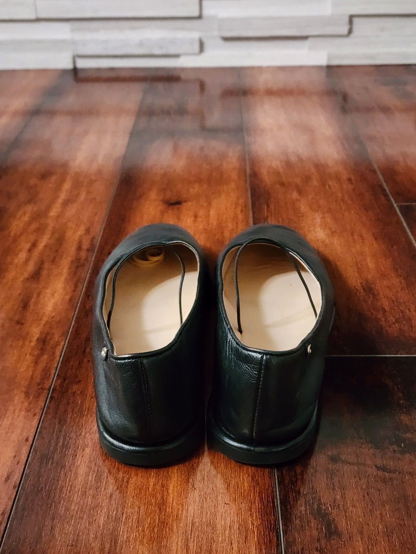 COACH Emilia Mary Jane Flats – Black Leather – Women’s 7.5 6