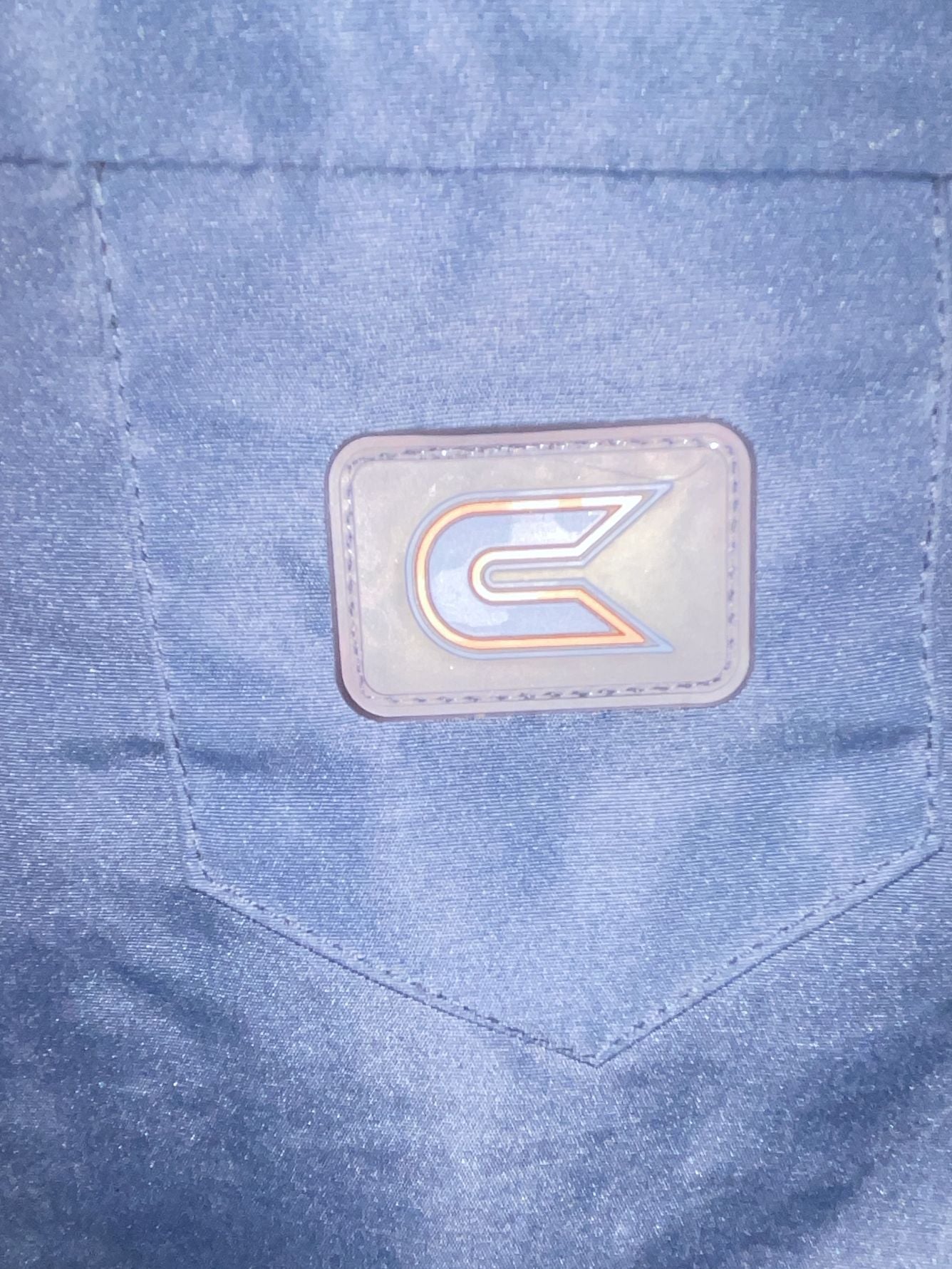 Colosseum Syracuse Jacket Size XL Blue Orange Full Zip 6