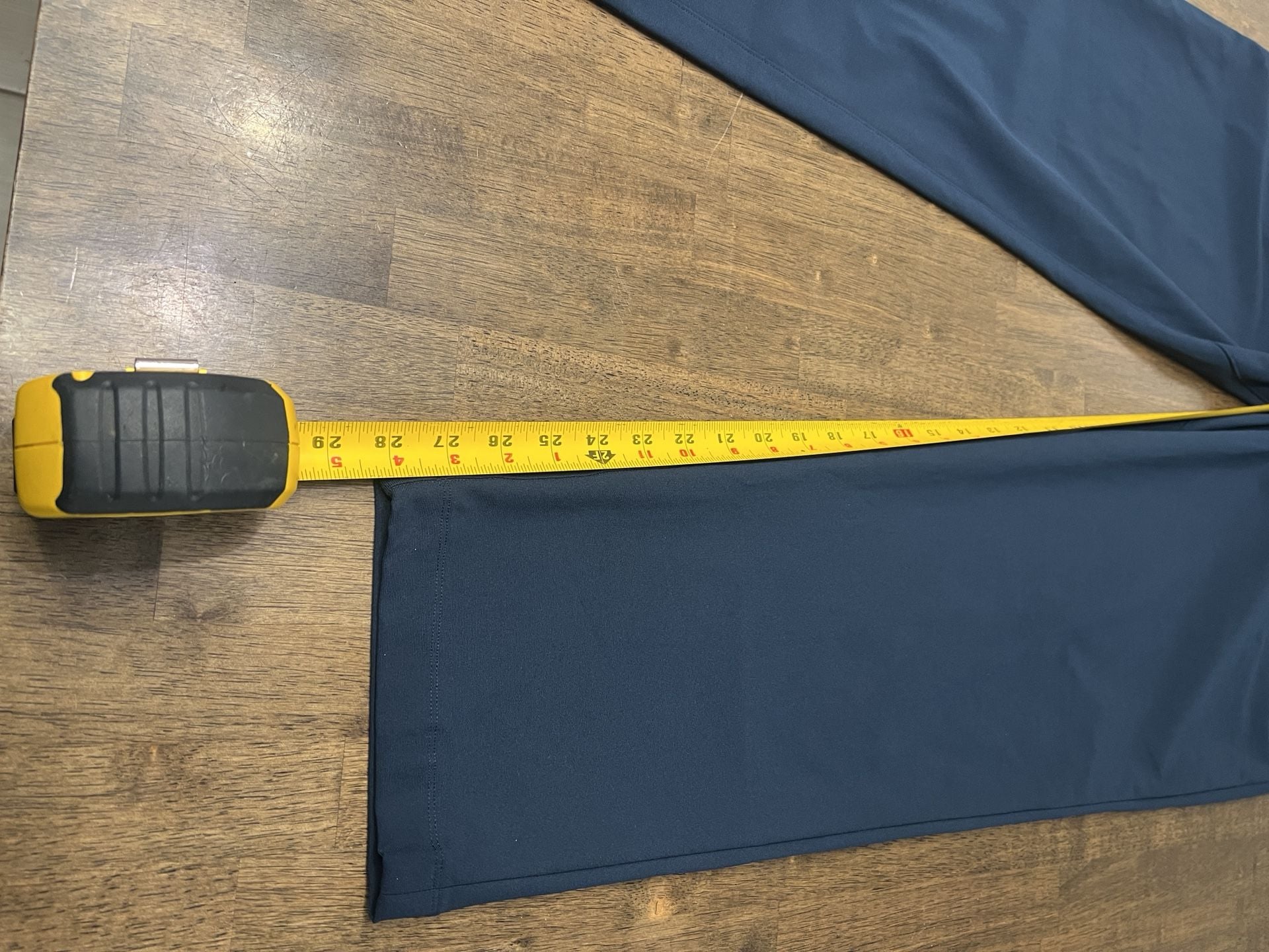 Lululemon ABC Pants Size 35 Blue Performance Casual Trousers NWOT 7