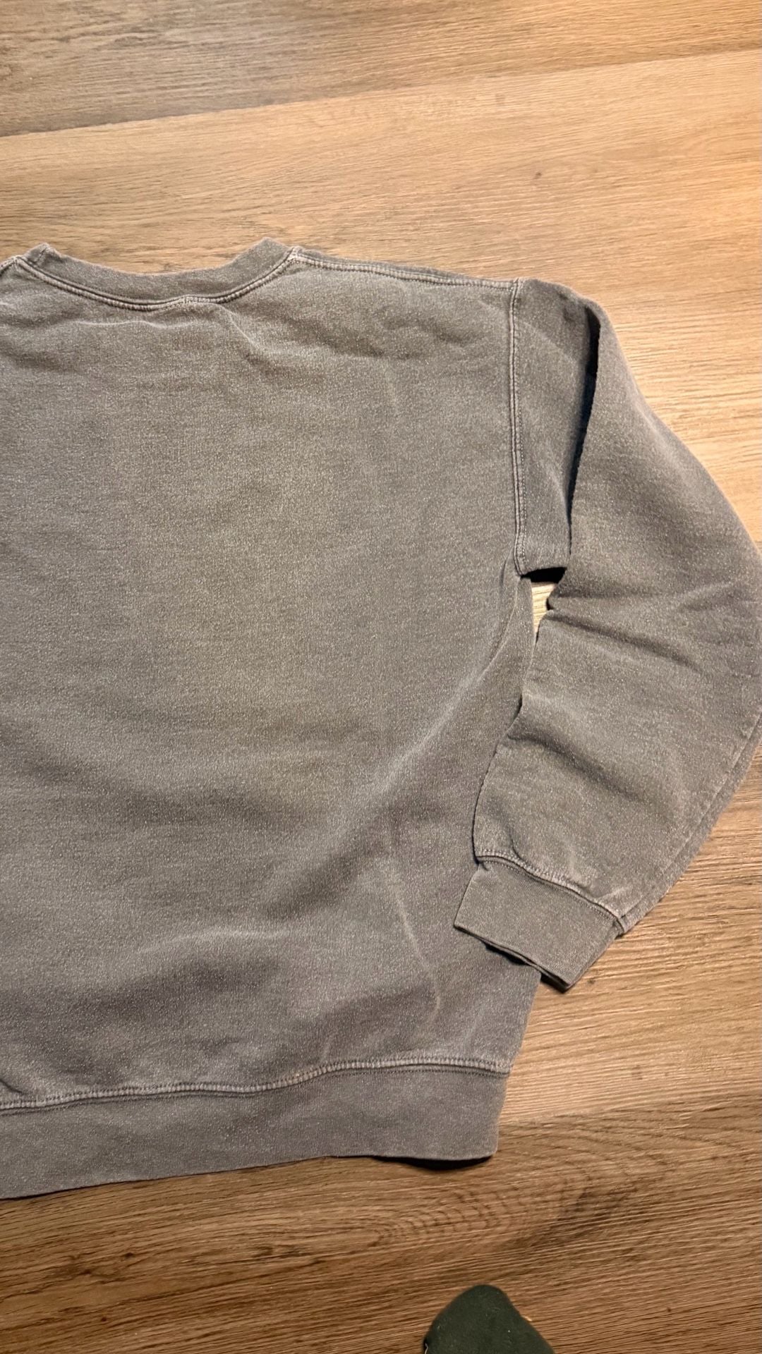 Feeling All The Moons Graphic Sweatshirt Gray Vintage Wash 5