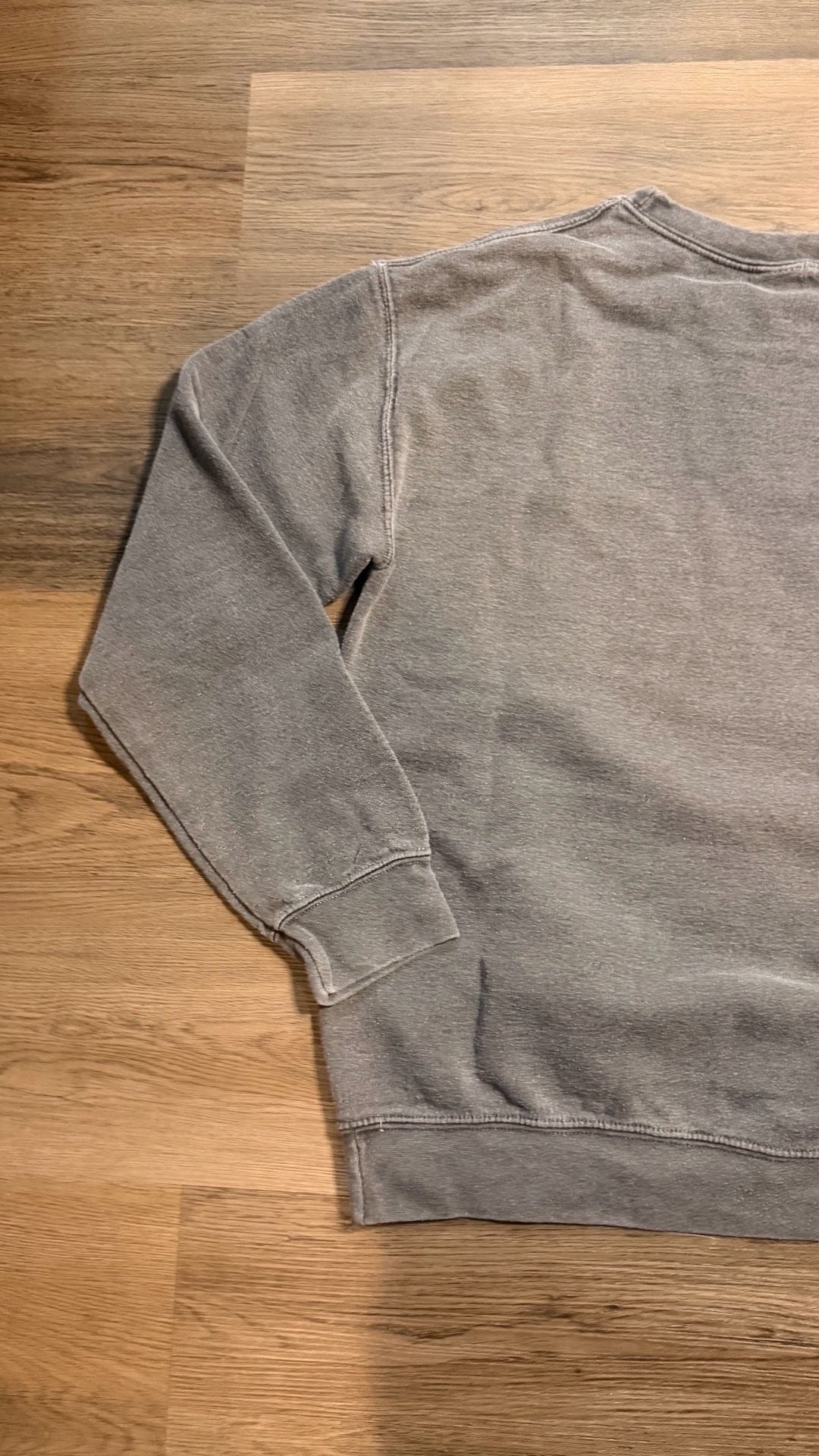Feeling All The Moons Graphic Sweatshirt Gray Vintage Wash 6