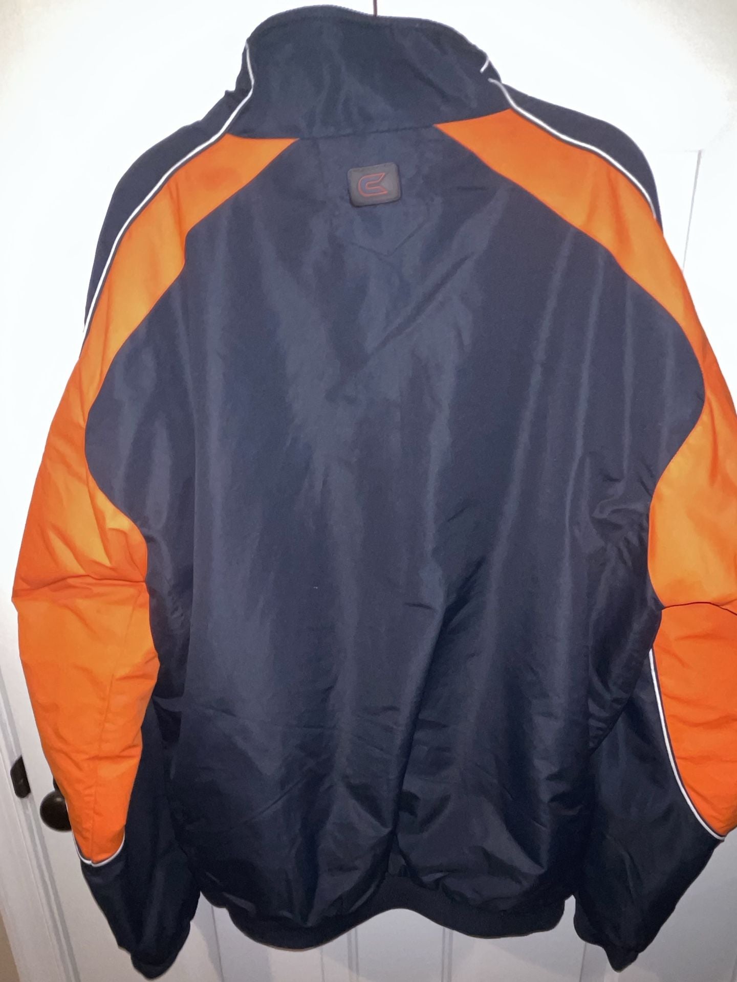 Colosseum Syracuse Jacket Size XL Blue Orange Full Zip 5