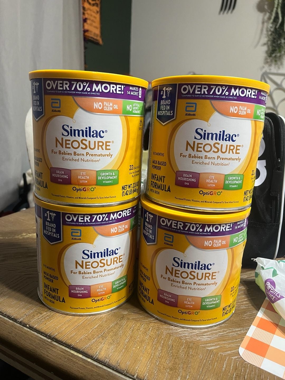 Similac NeoSure Infant Formula 22.8 Ounce 4 Pack 3