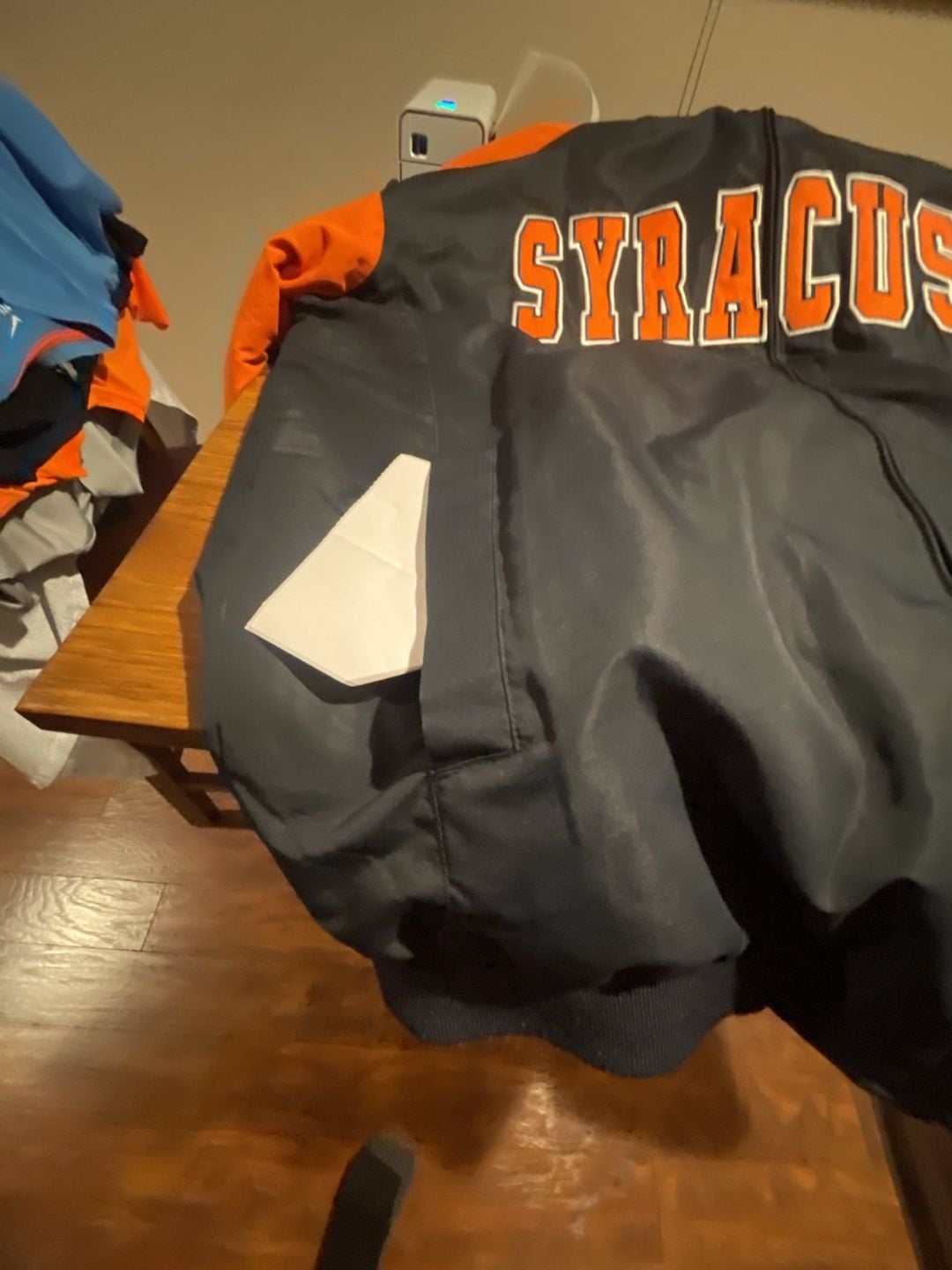 Colosseum Syracuse Jacket Size XL Blue Orange Full Zip 10