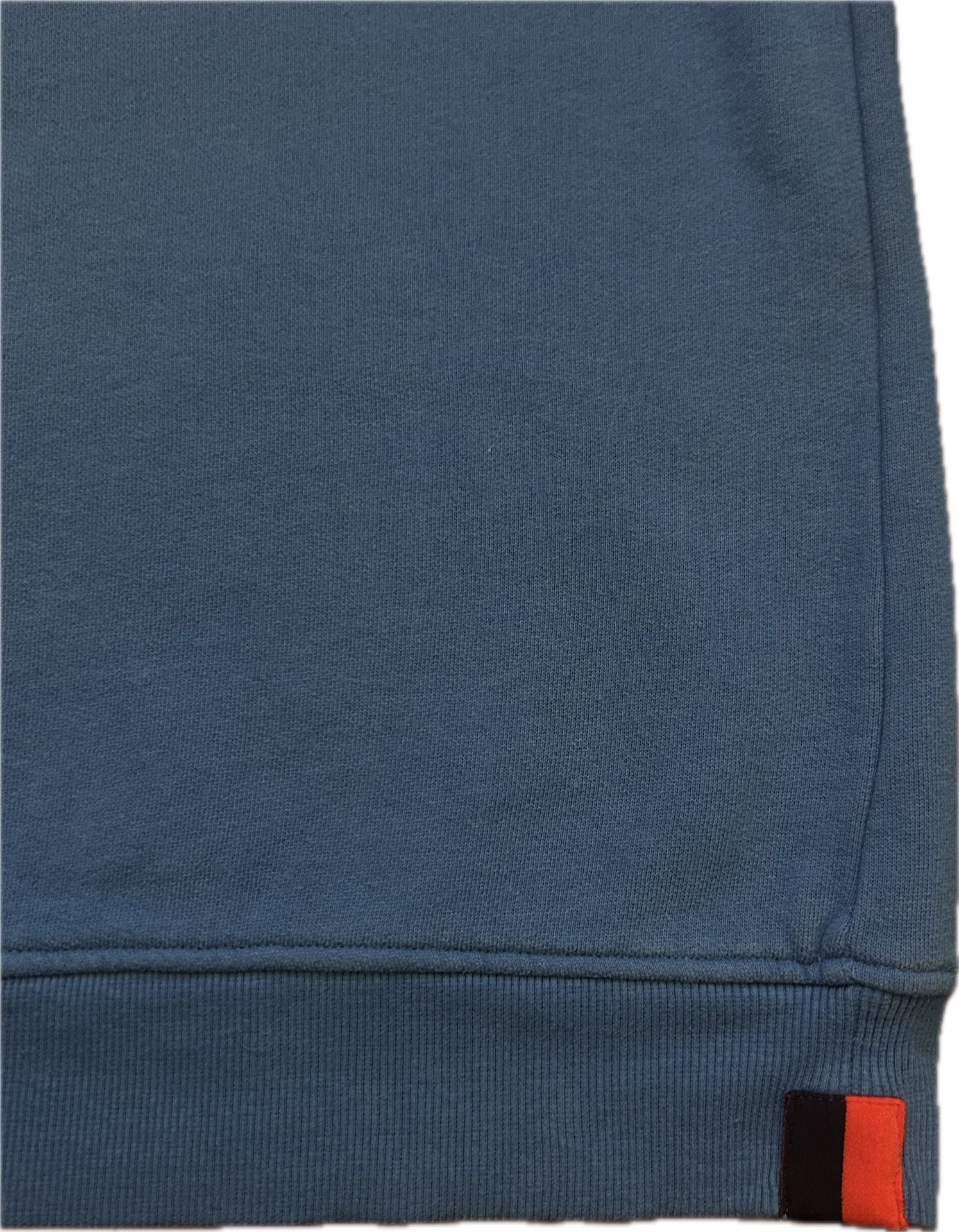 KULE Orange Graphic Sweatshirt Size XS Blue Pullover 4