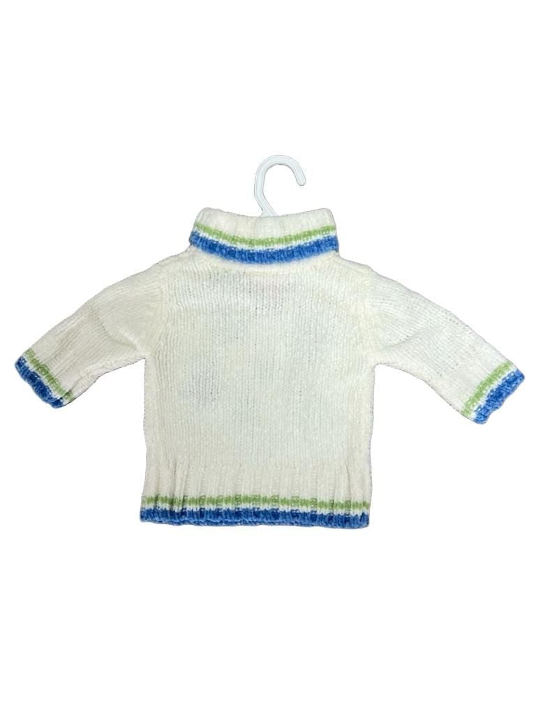 Koala Kids Snowflake Turtleneck Sweater Size 0-3M White baby winter 3
