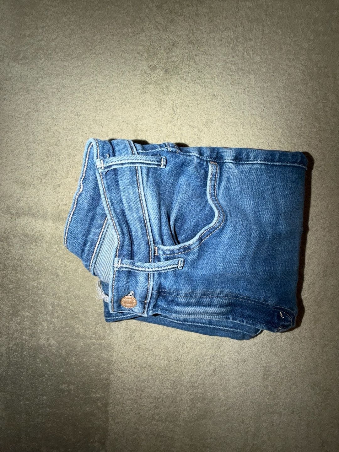 MOTHER The Insider Crop Step Fray Jeans 27 Blue Denim 13